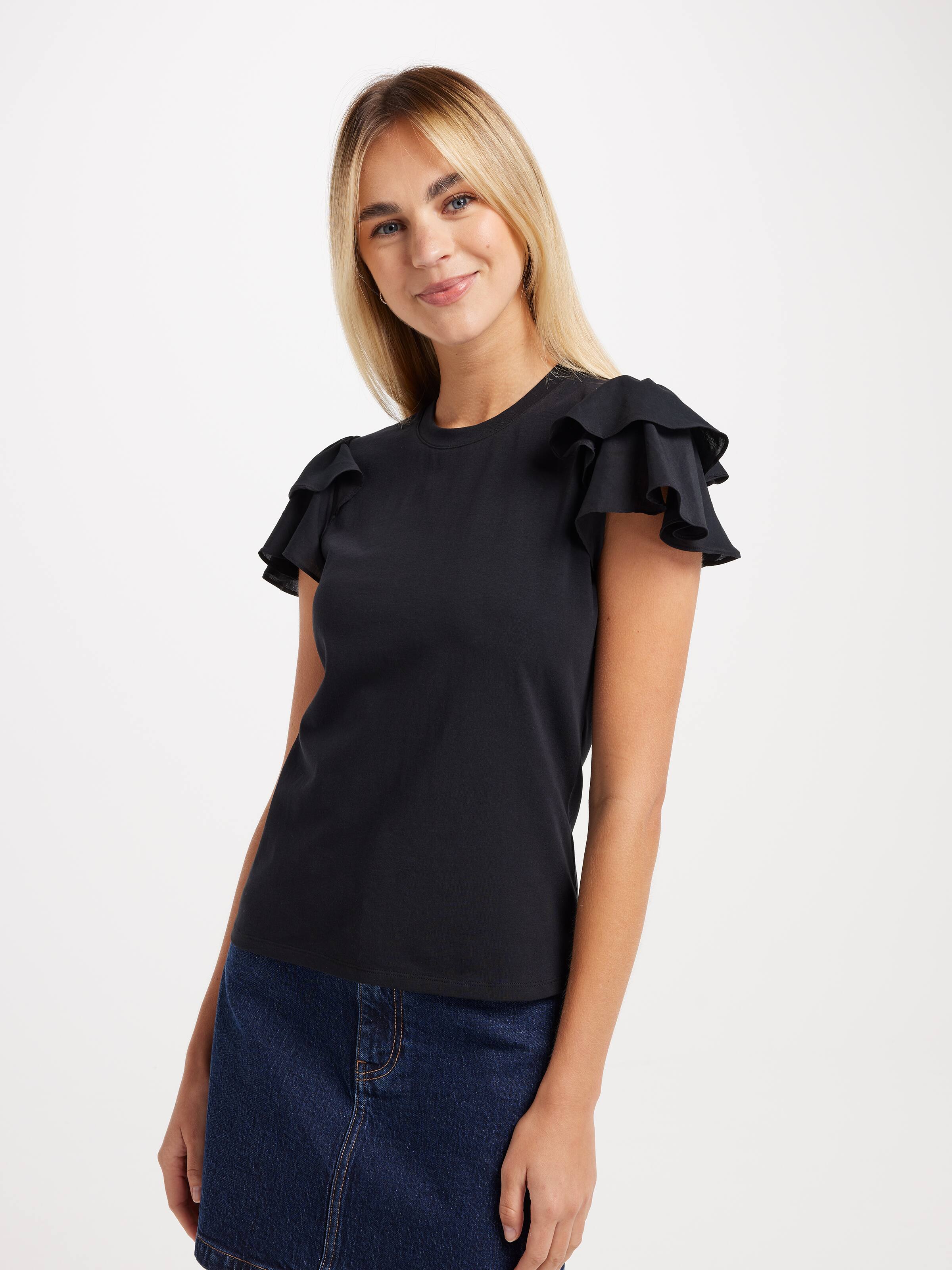 Hazel Double Flutter Top