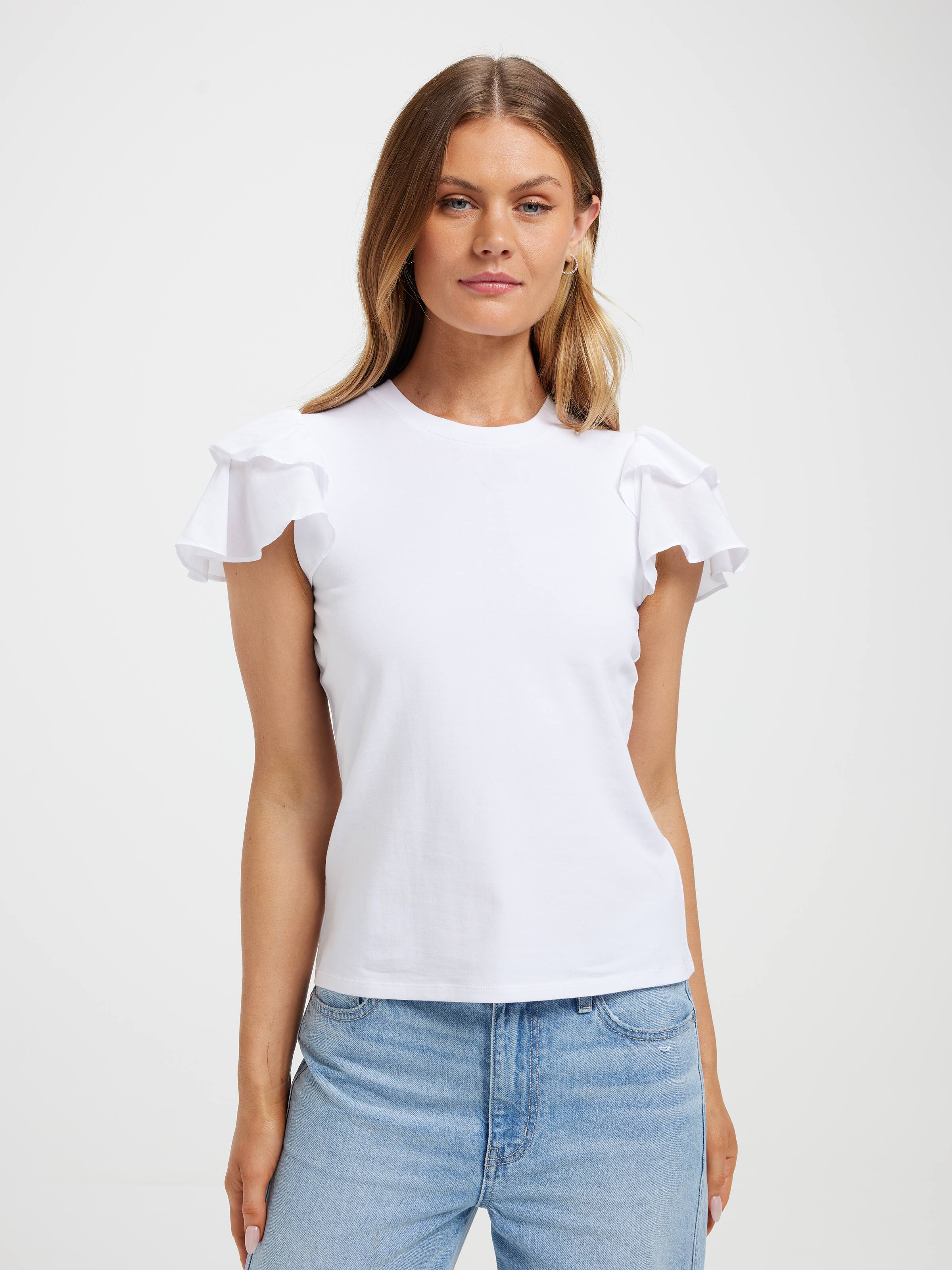 Hazel Double Flutter Top