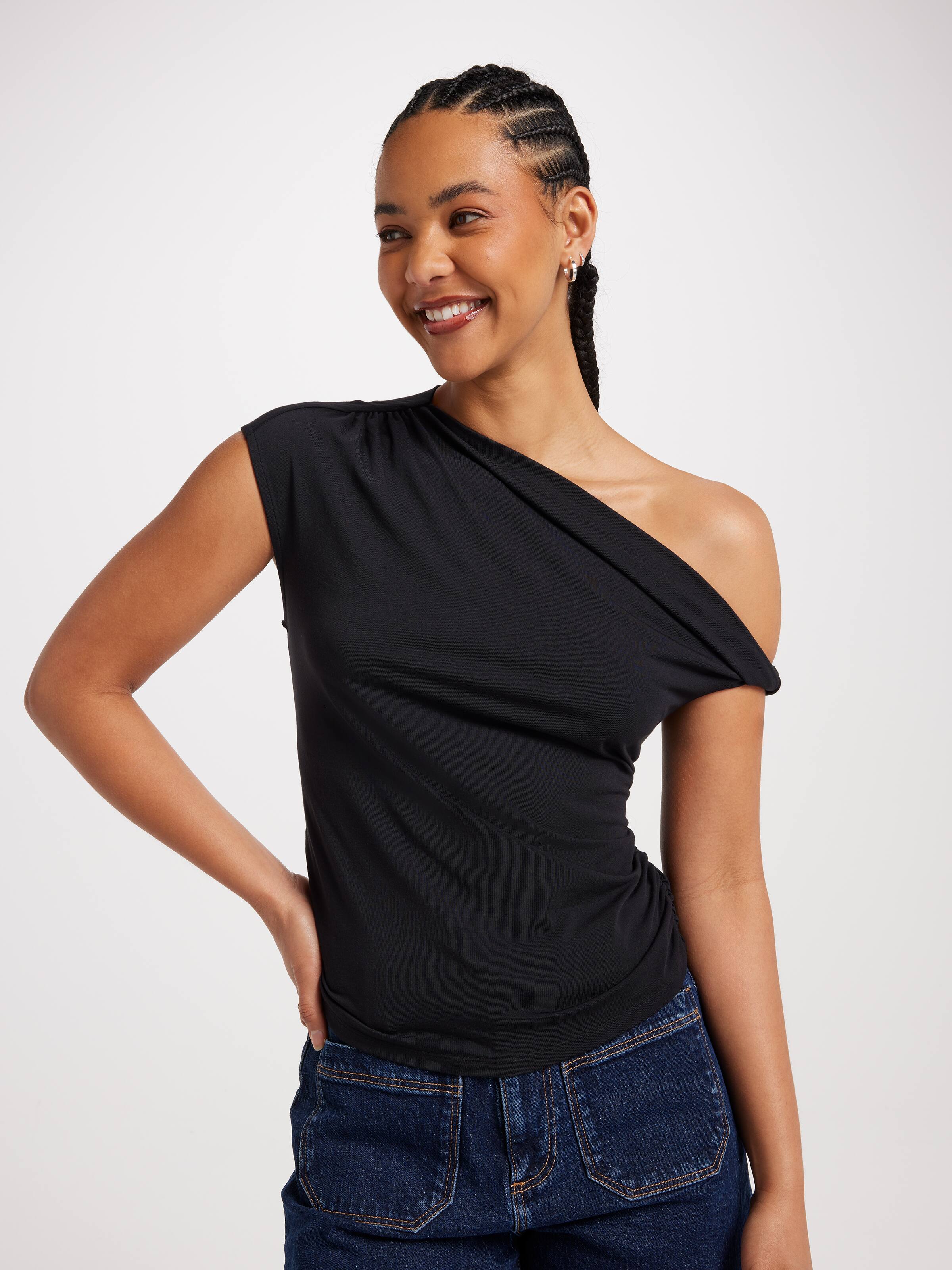 Lucia Twist Off Shoulder Top