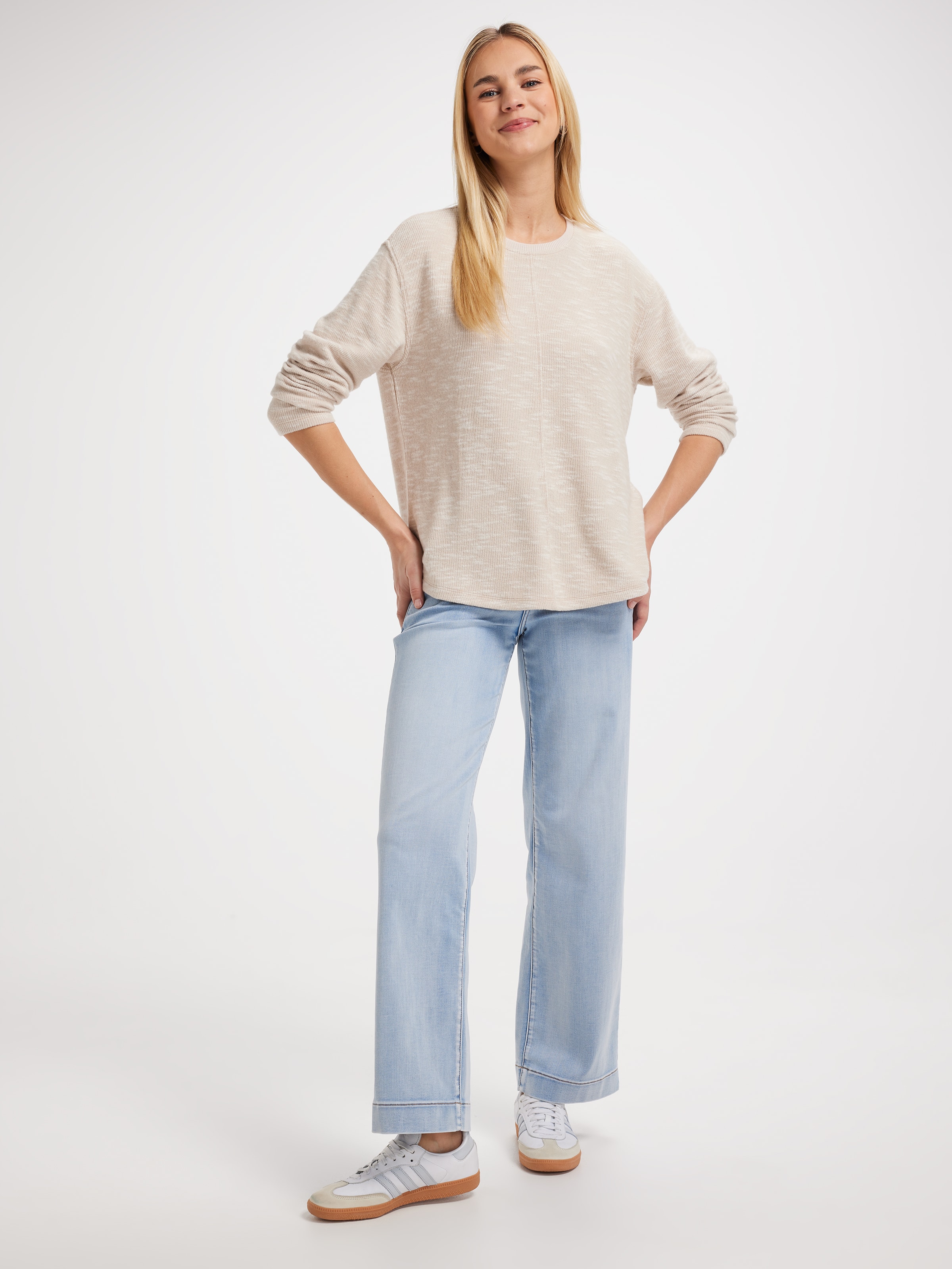 Marli Relaxed Long Sleeve Cosy Top