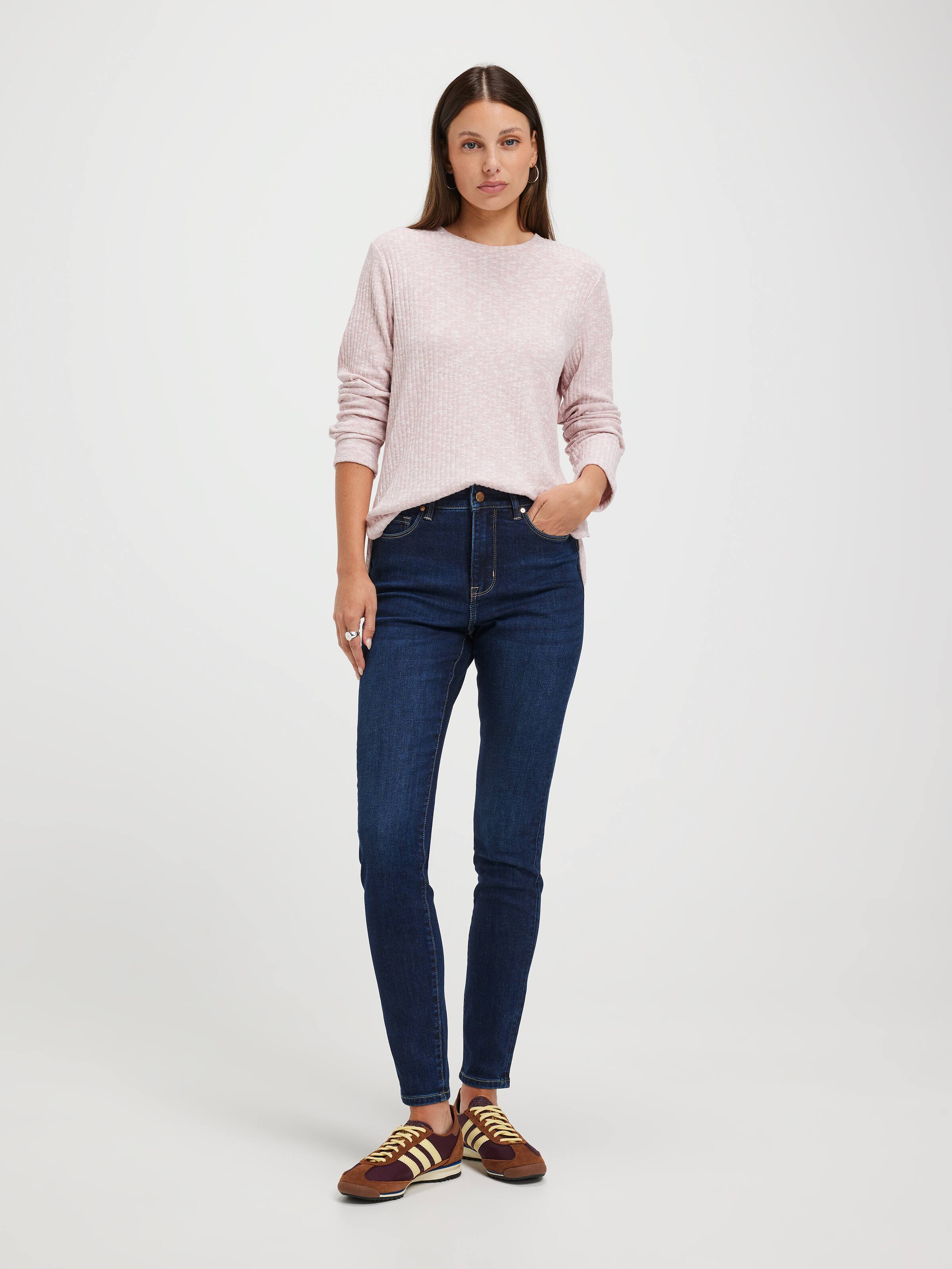 Eden Cosy Long Sleeve Rib Top