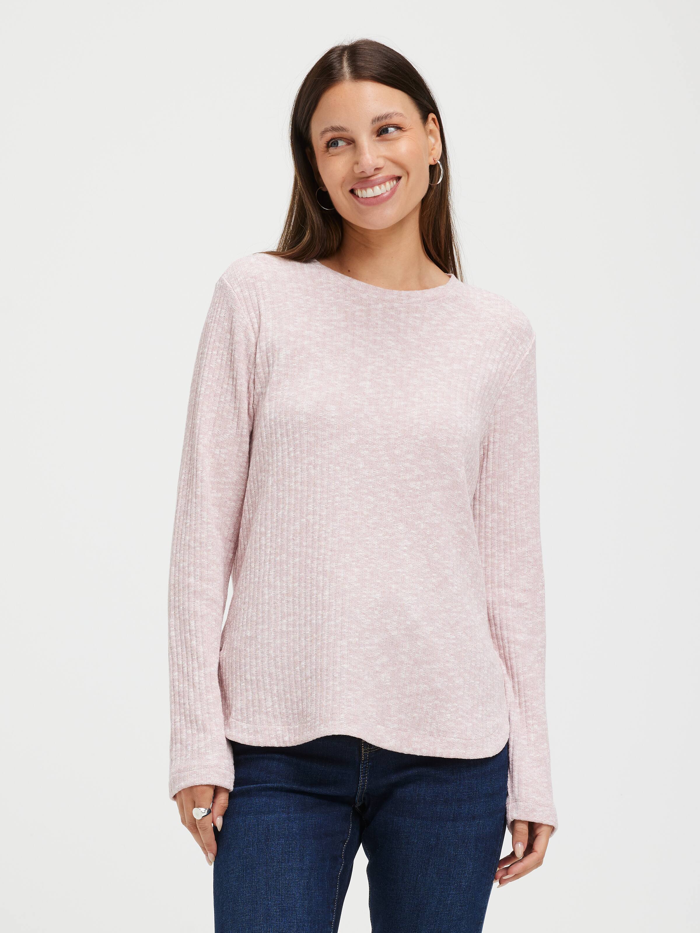 Eden Cosy Long Sleeve Rib Top