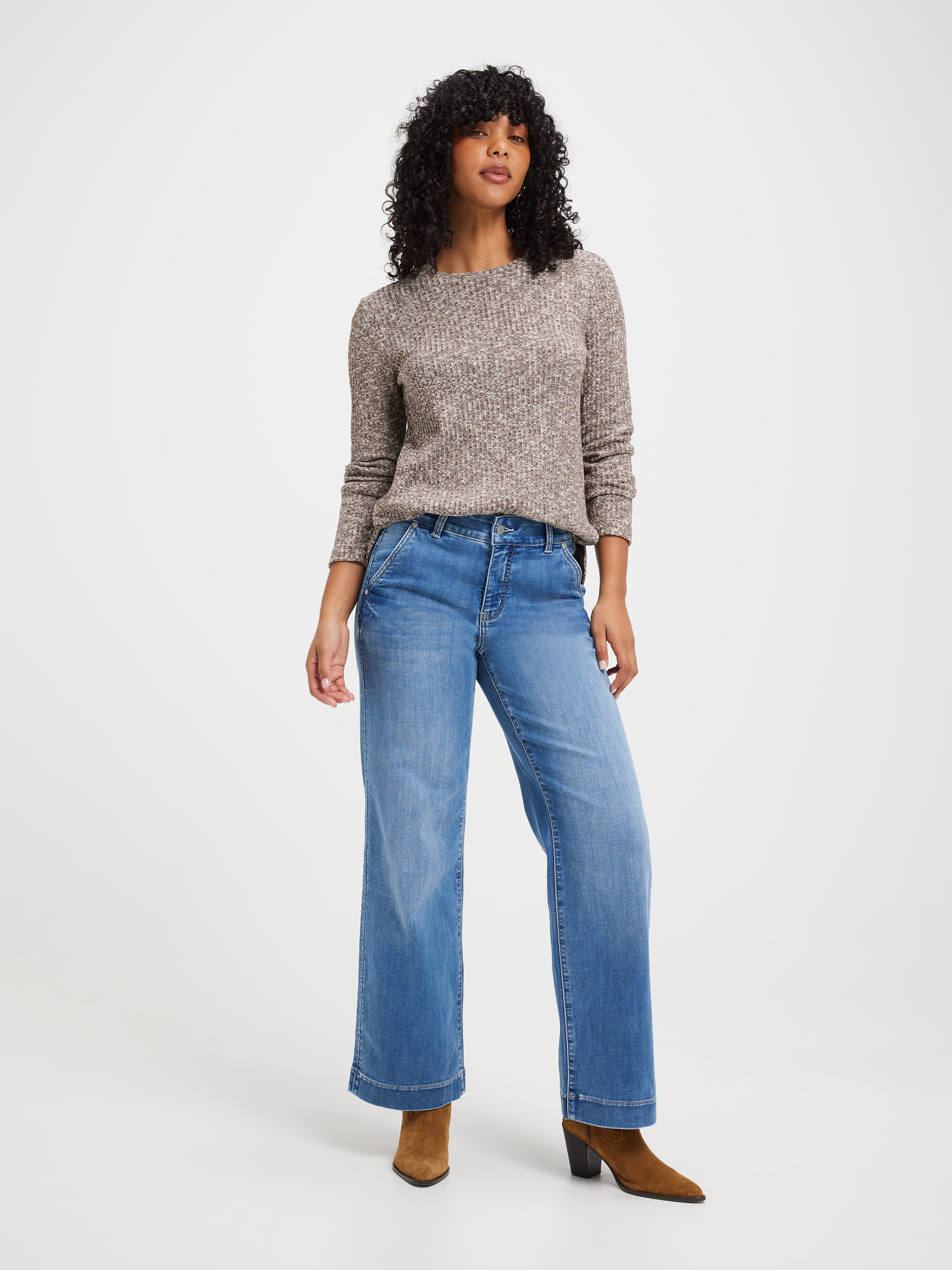 Eden Cosy Long Sleeve Rib Top