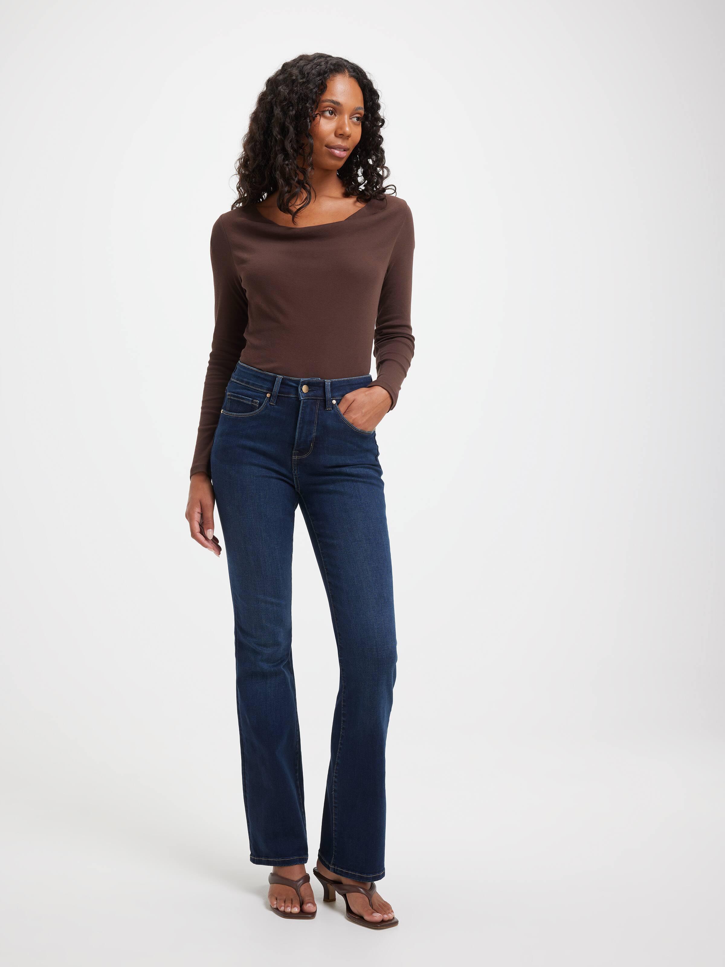 Ruby Cowl Neck Long Sleeve Top