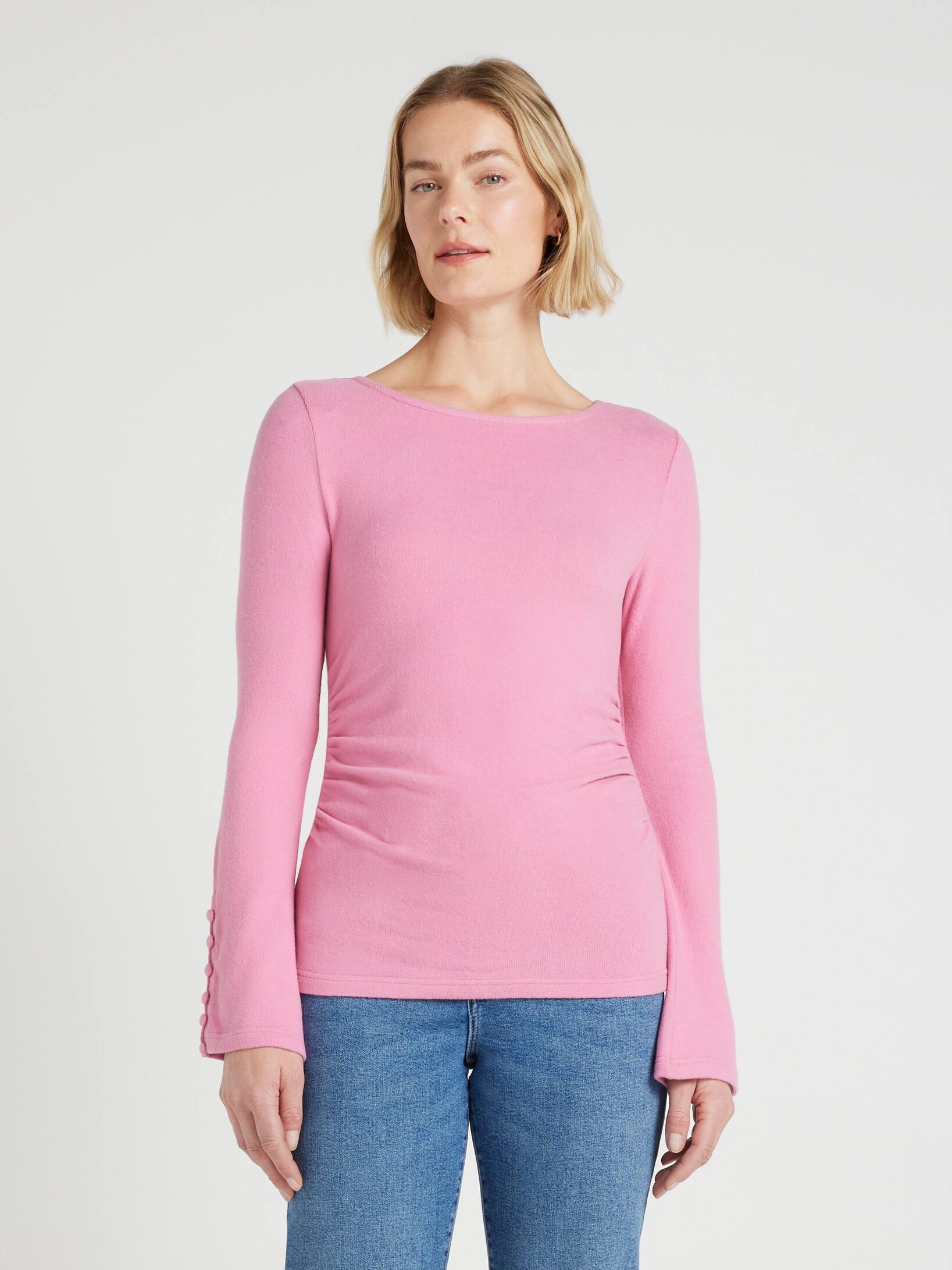 Saskia Button Top