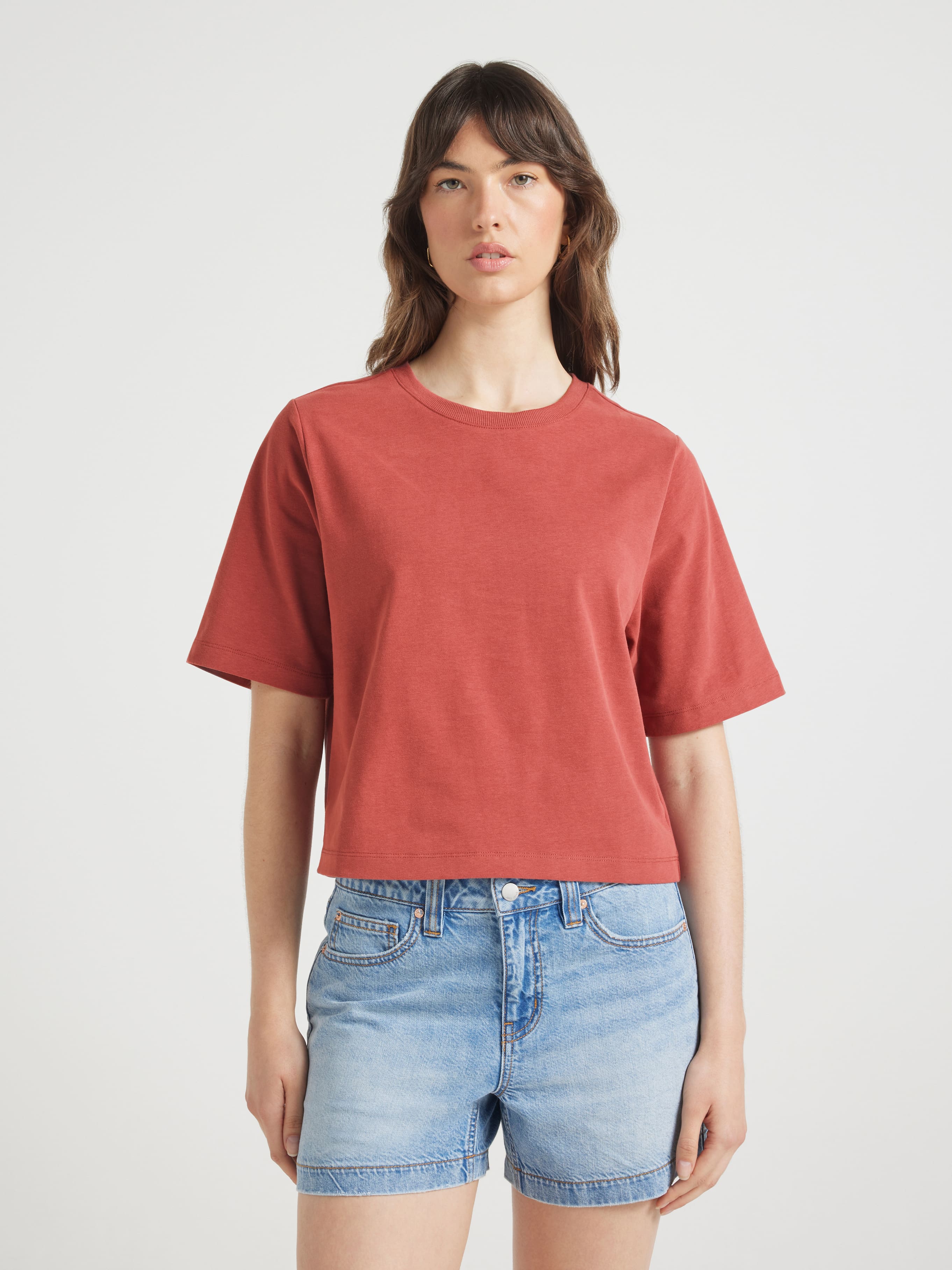 The Boxy Crop Tee