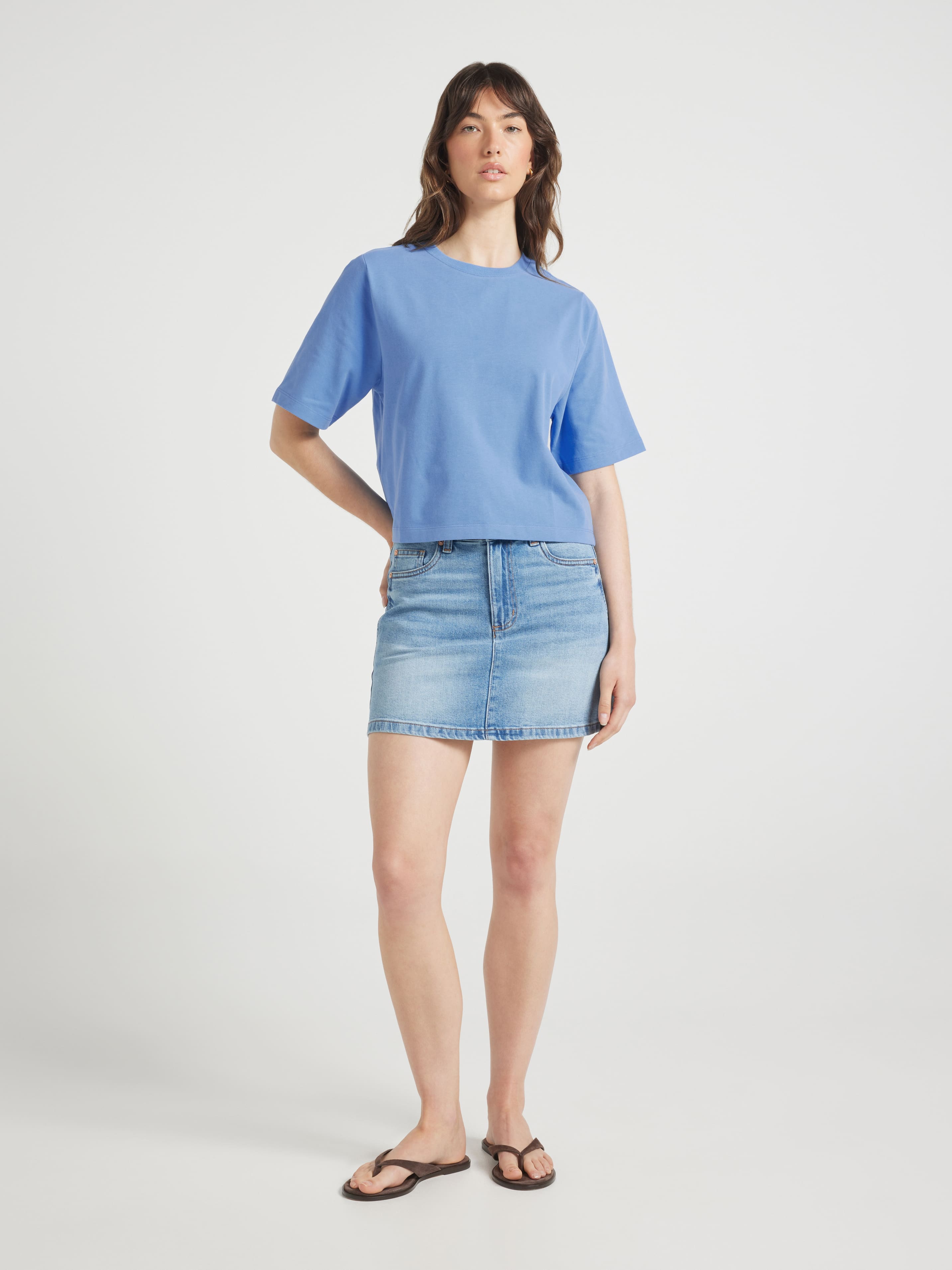The Boxy Crop Tee