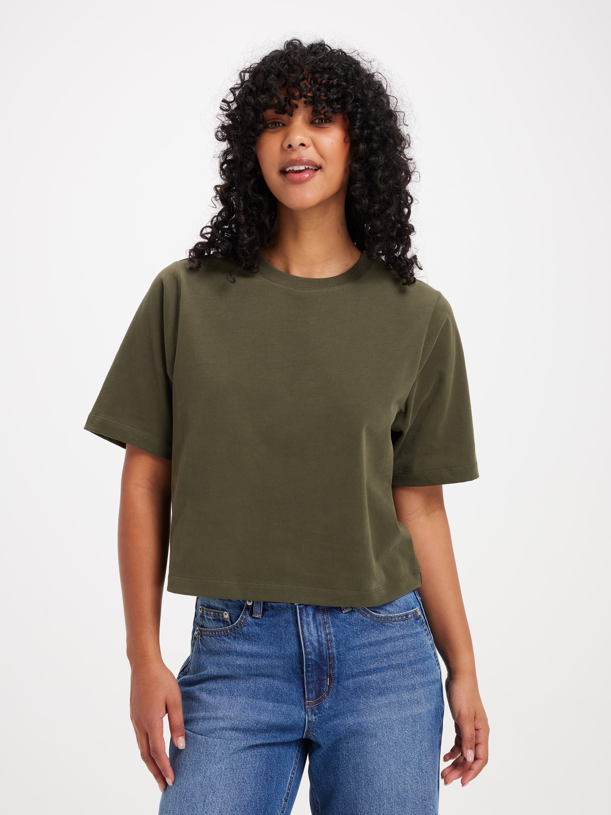 Boxy Crop Tee