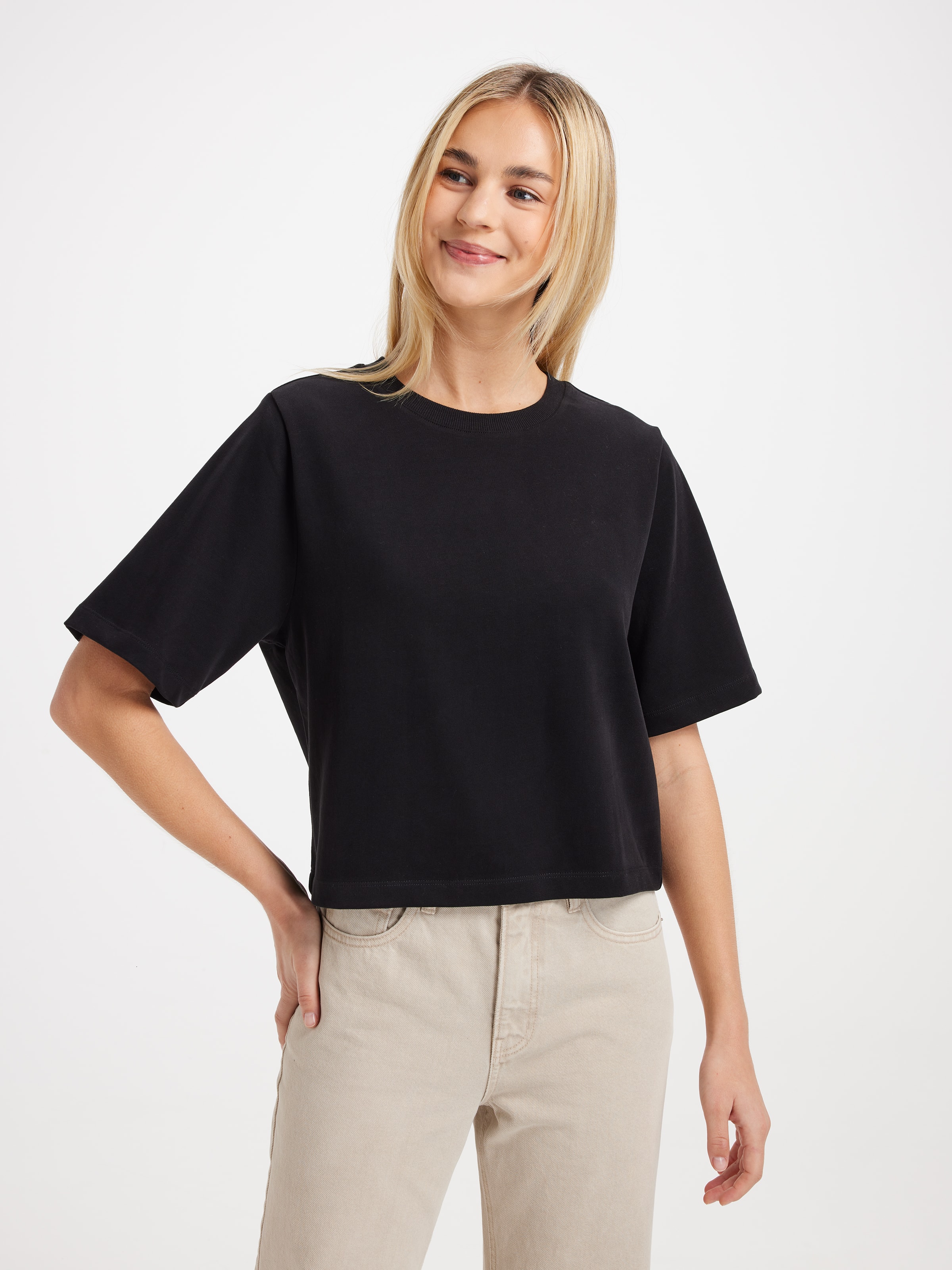 Boxy Crop Tee