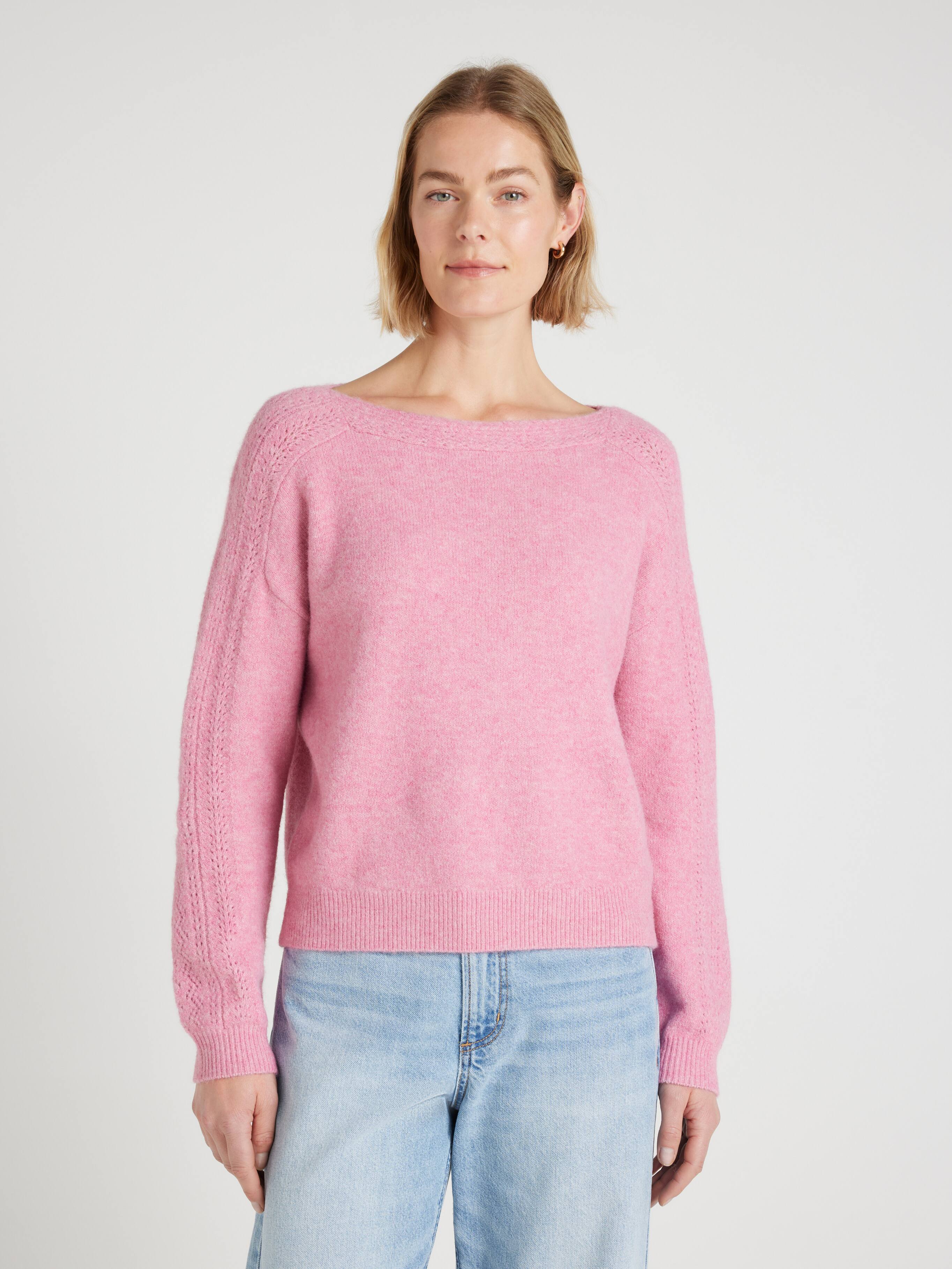 Dana Lace Boat Neck Pullover
