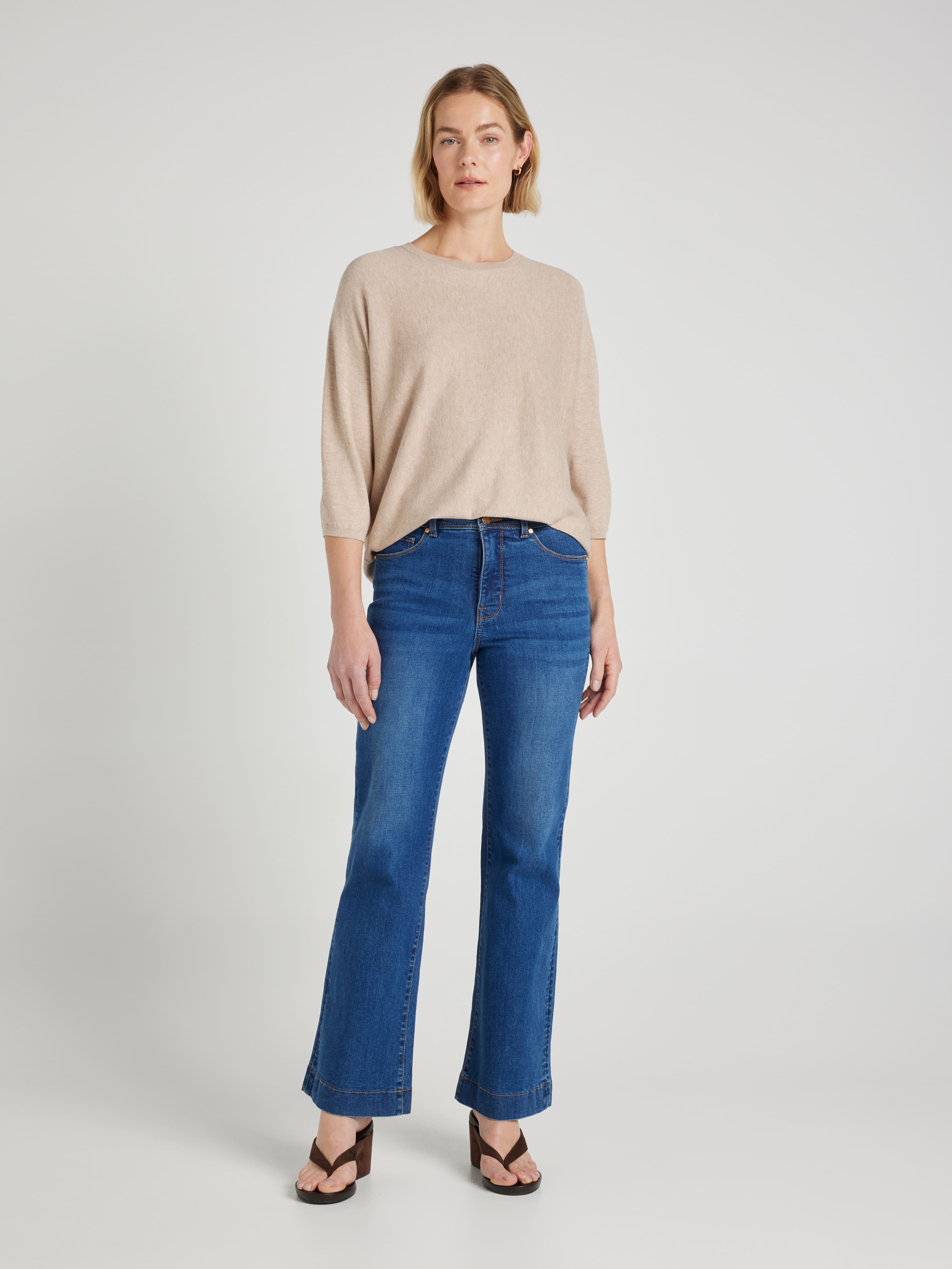 Just Jeans Joselyn 3/4 Sleeve Crew Pullover
