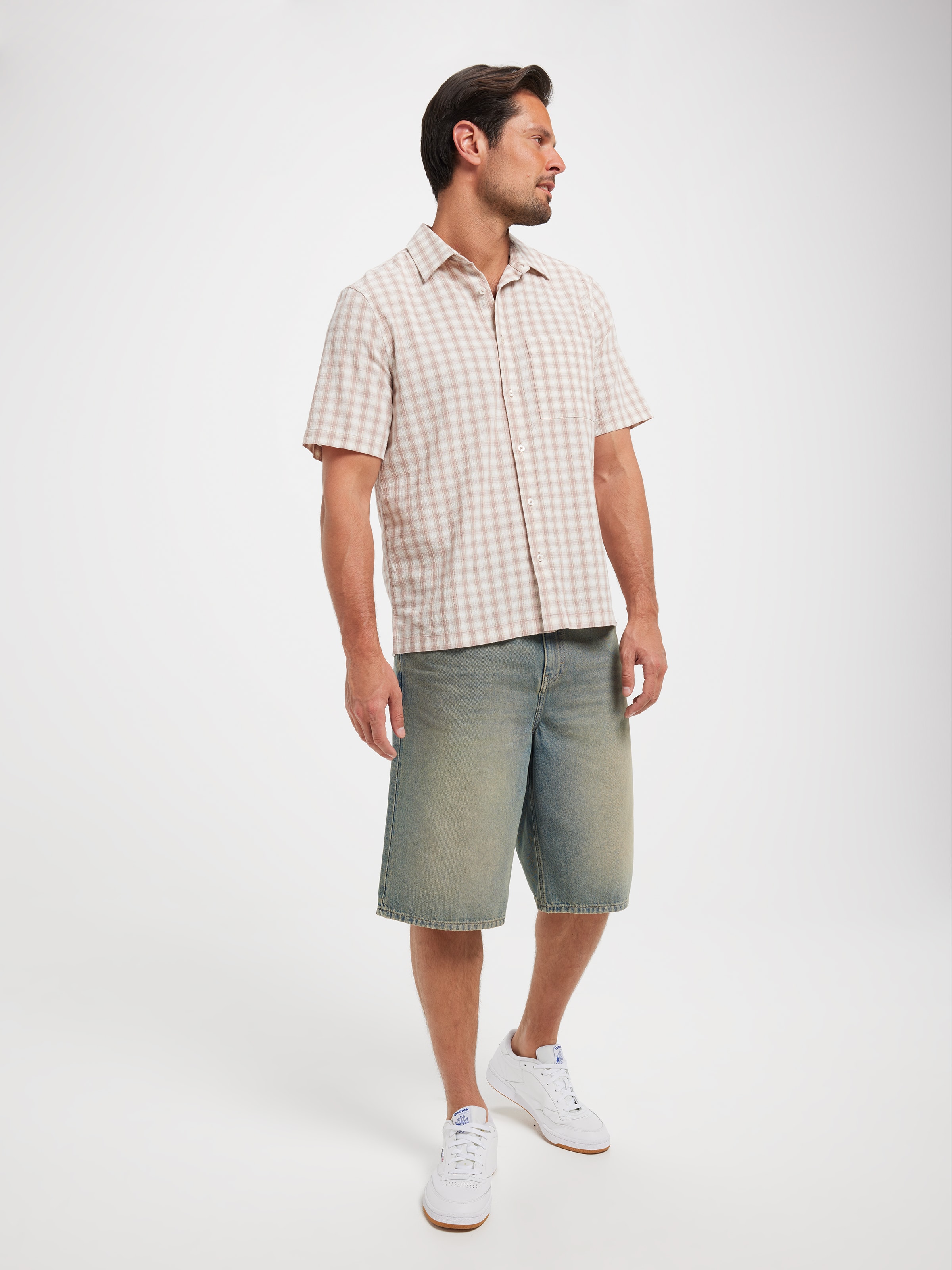 Short Sleeve Boxy Skate Check