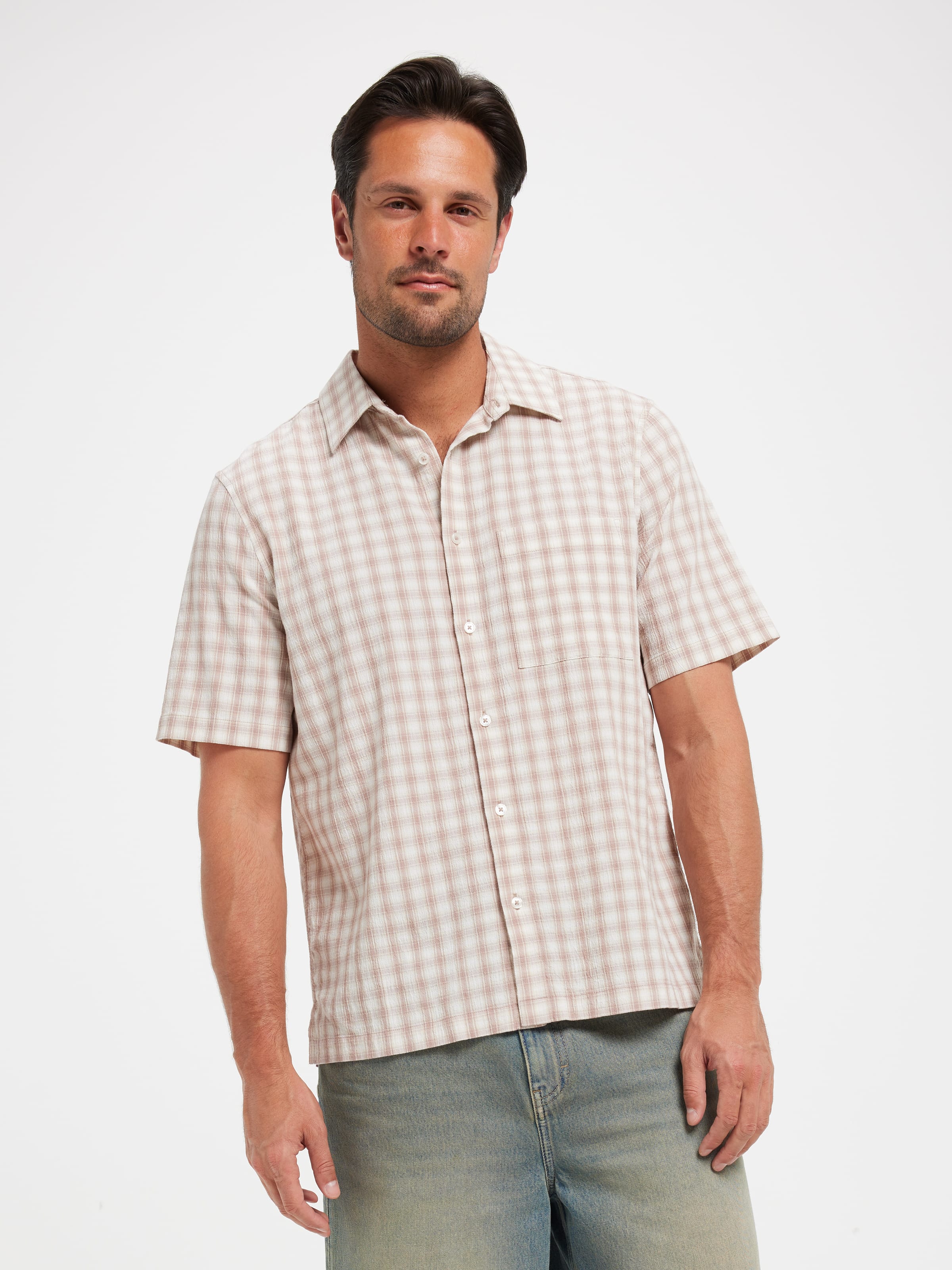 Short Sleeve Boxy Skate Check