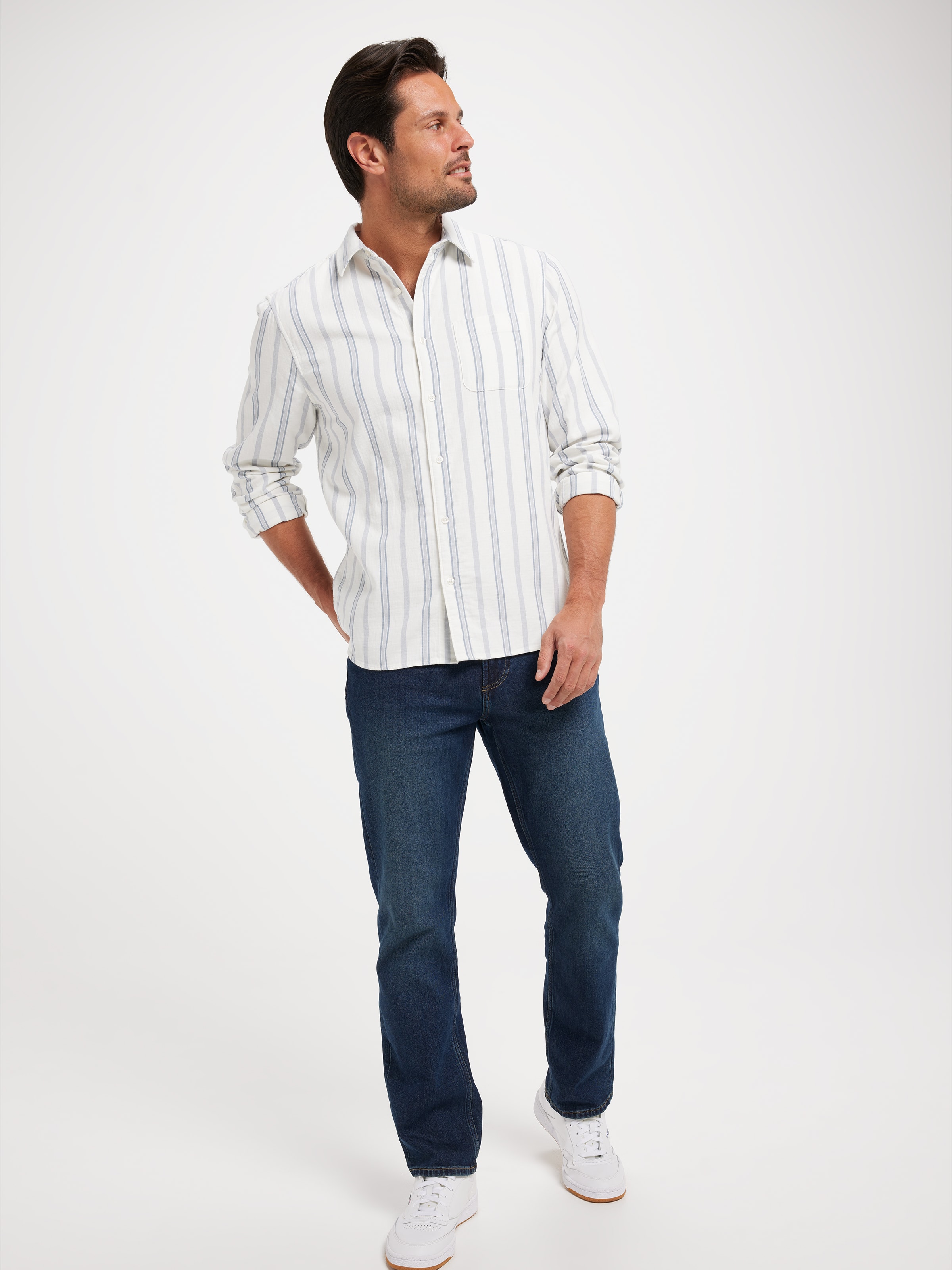 Long Sleeve Cotton Easy Shirt