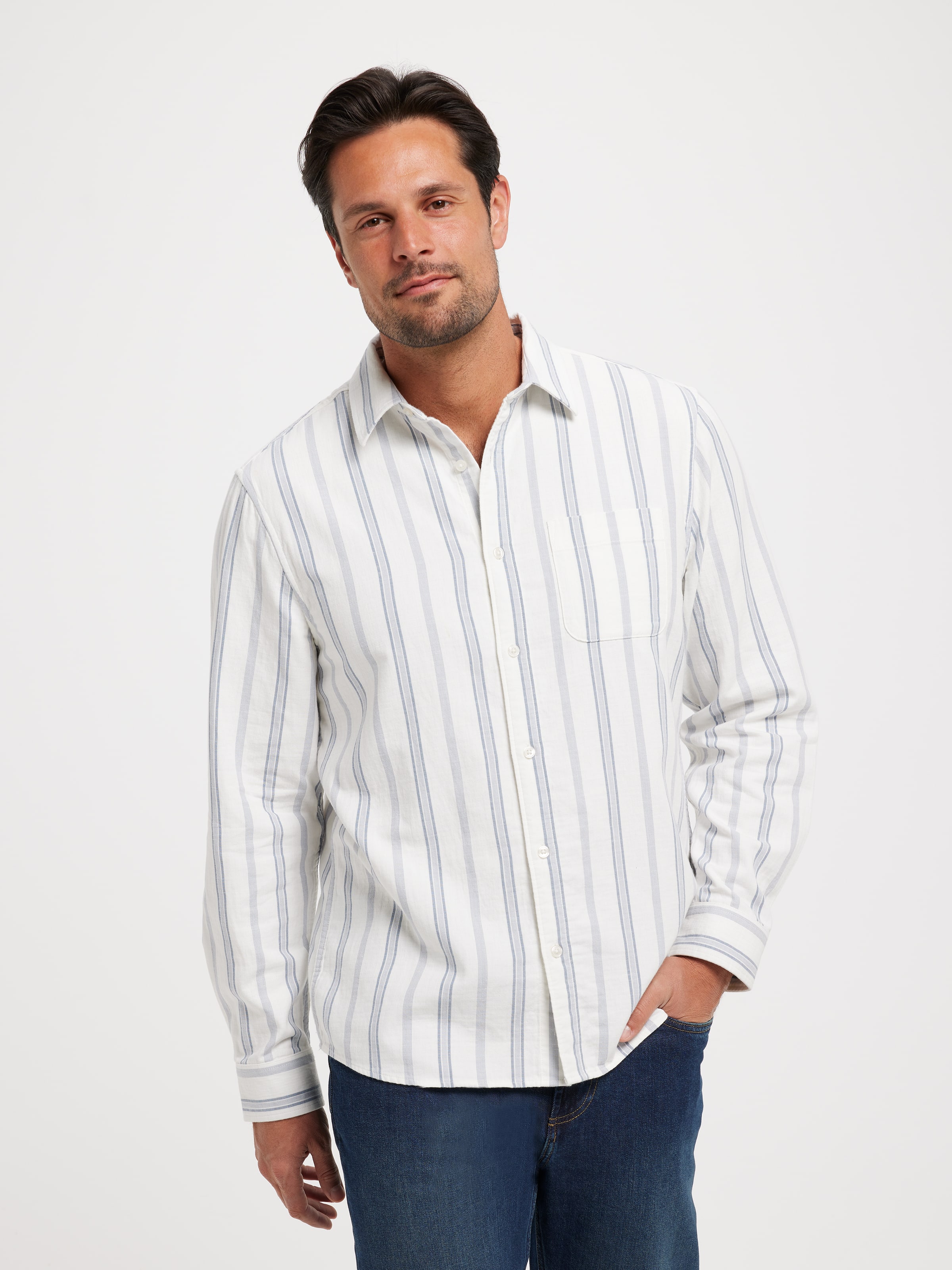 Long Sleeve Cotton Easy Shirt