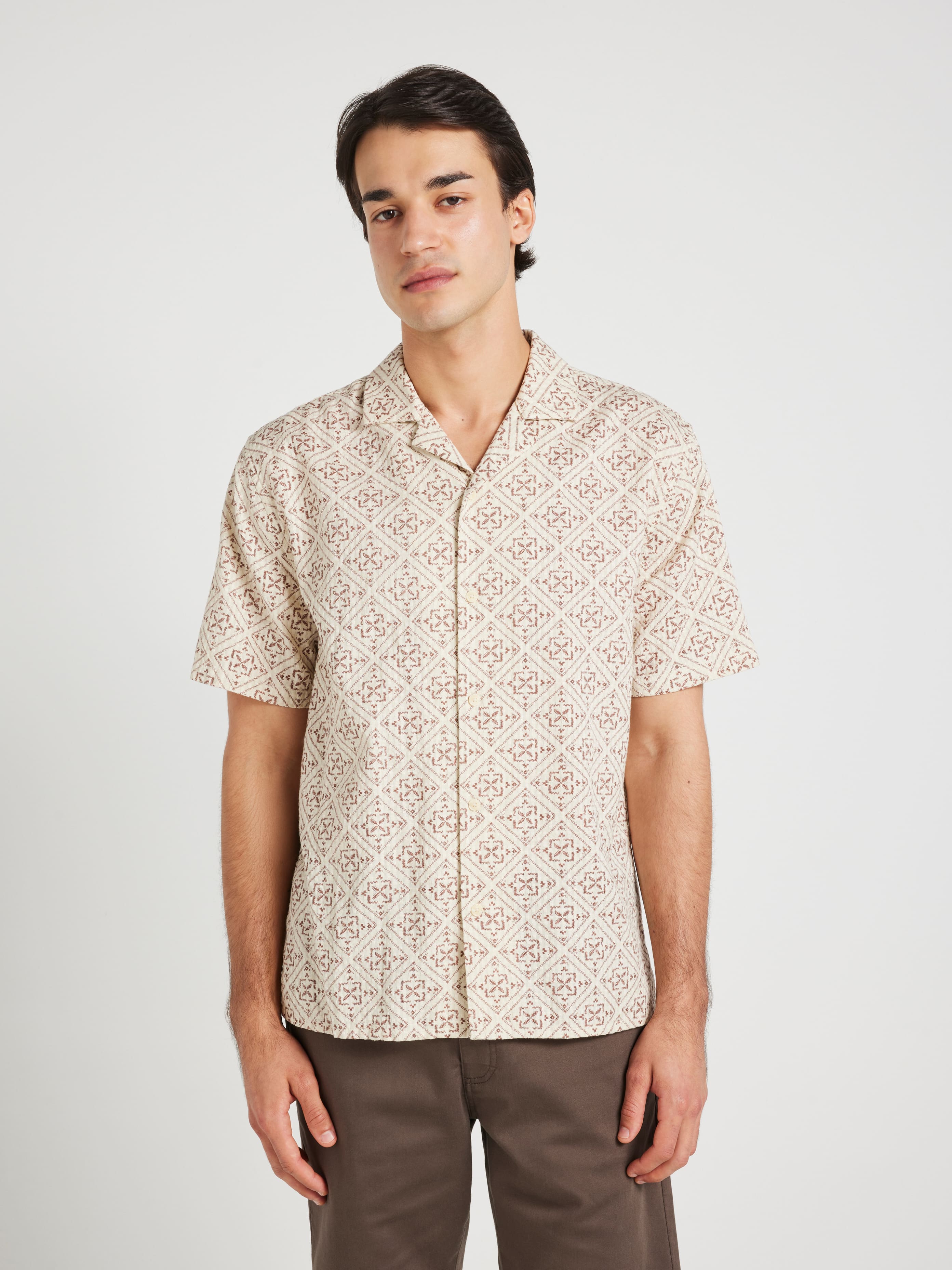 Printed Textured Shirt