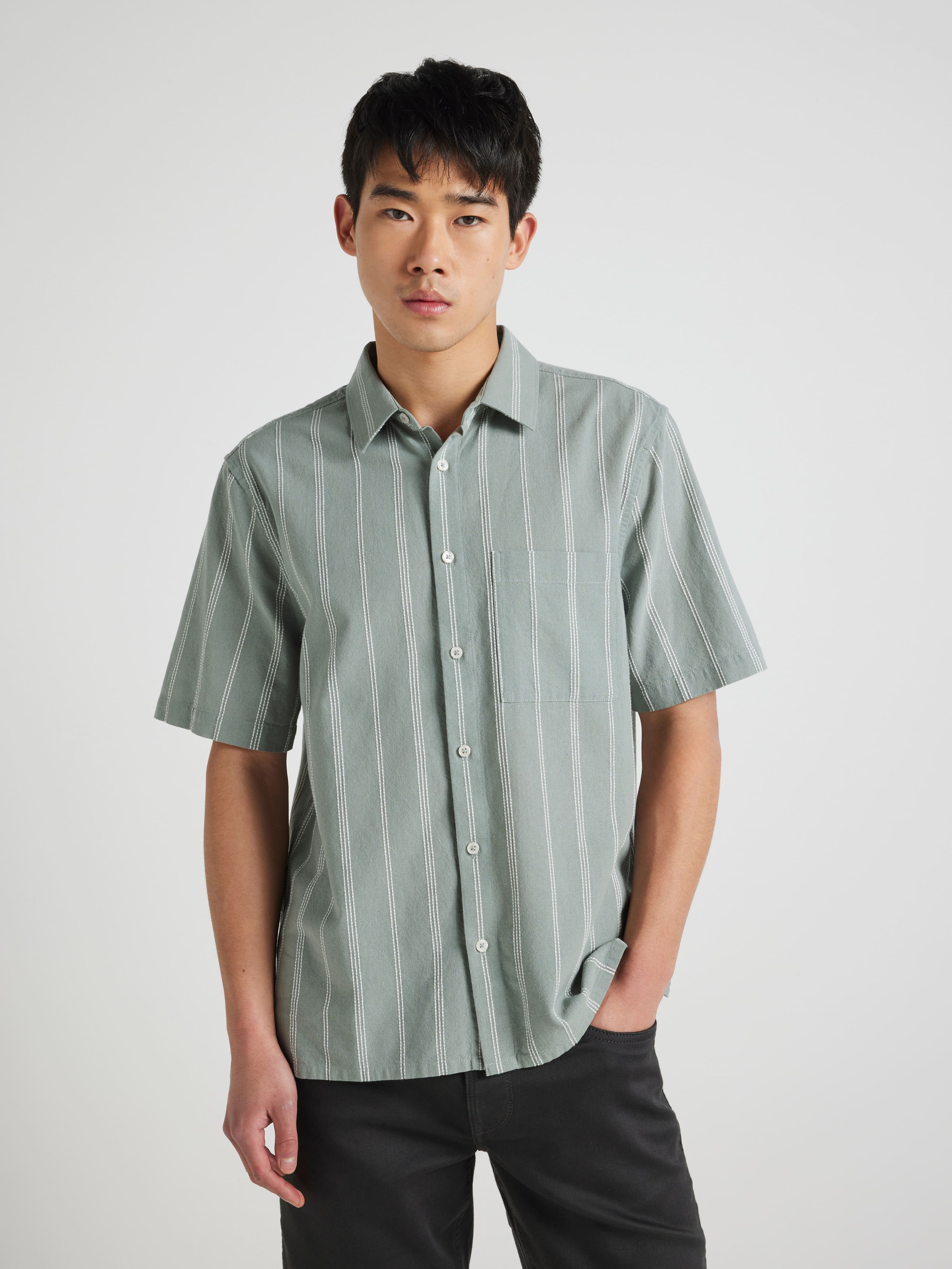 Boxy Stripe Shirt