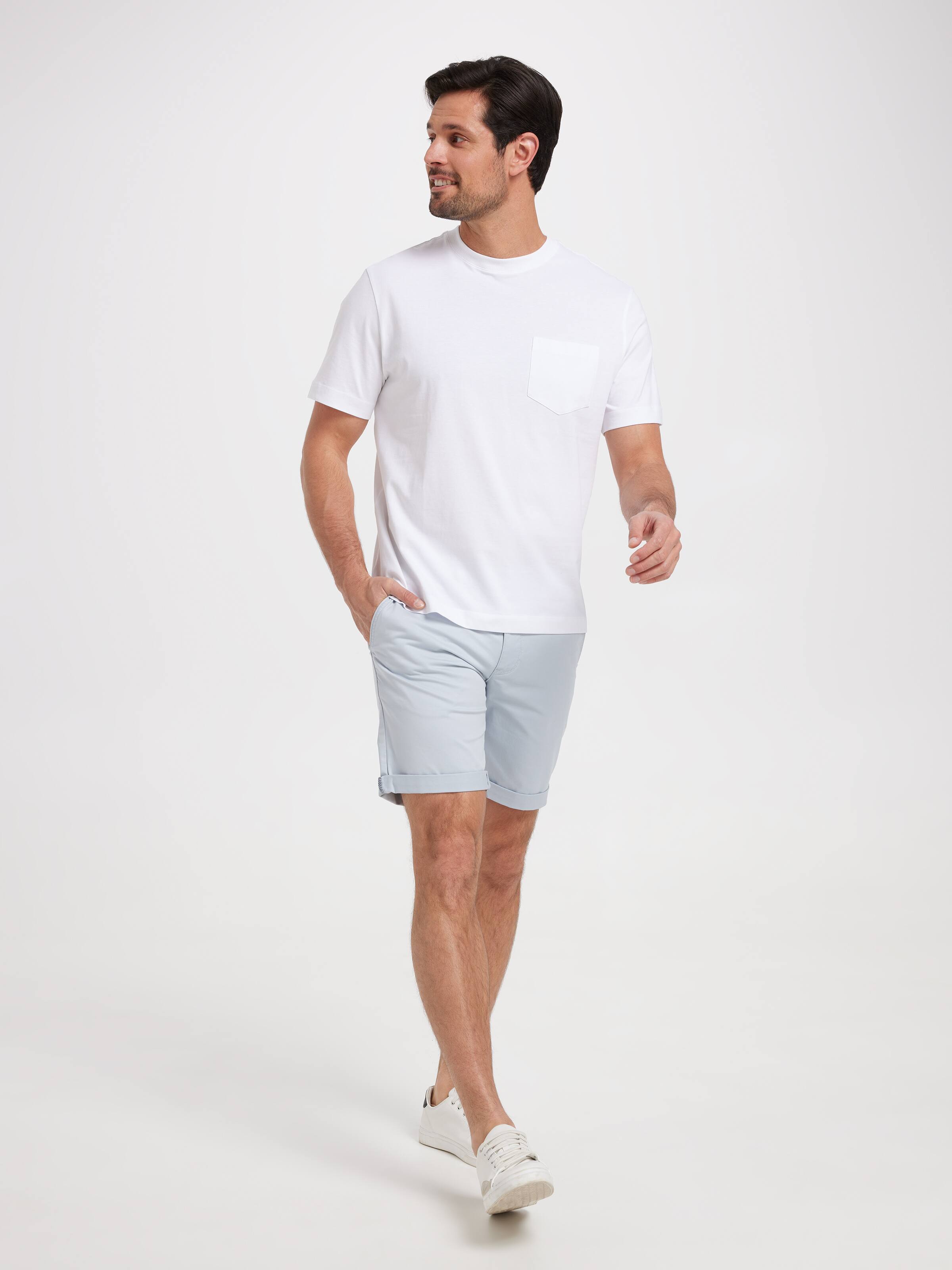 Short Sleeve Relaxed Fit Tee With Pocket