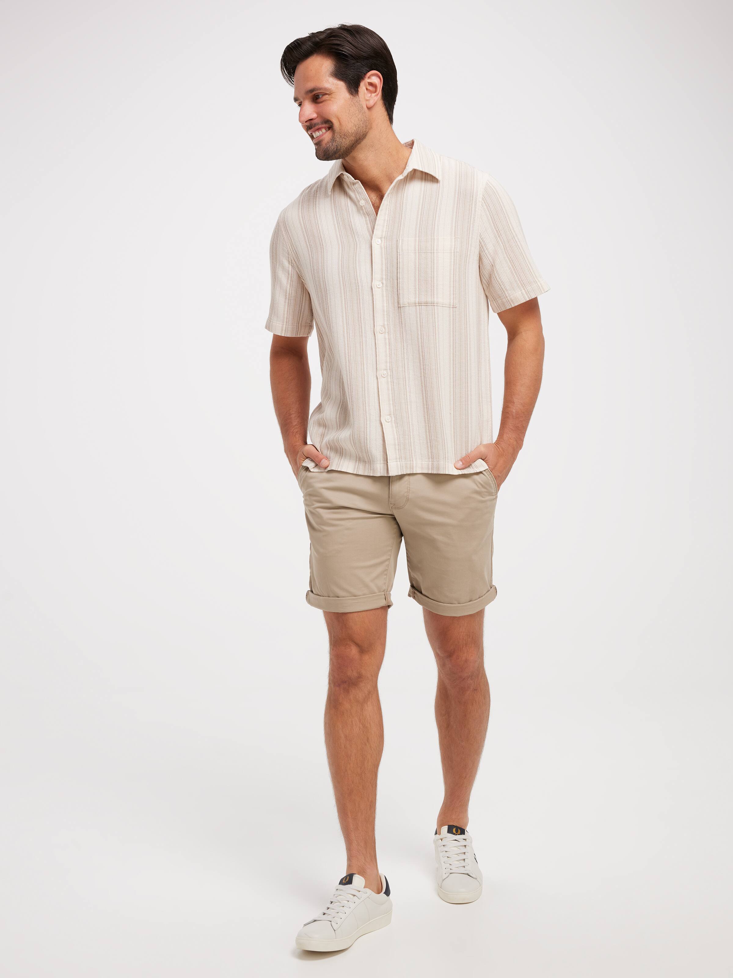 Short Sleeve Texture Shirt
