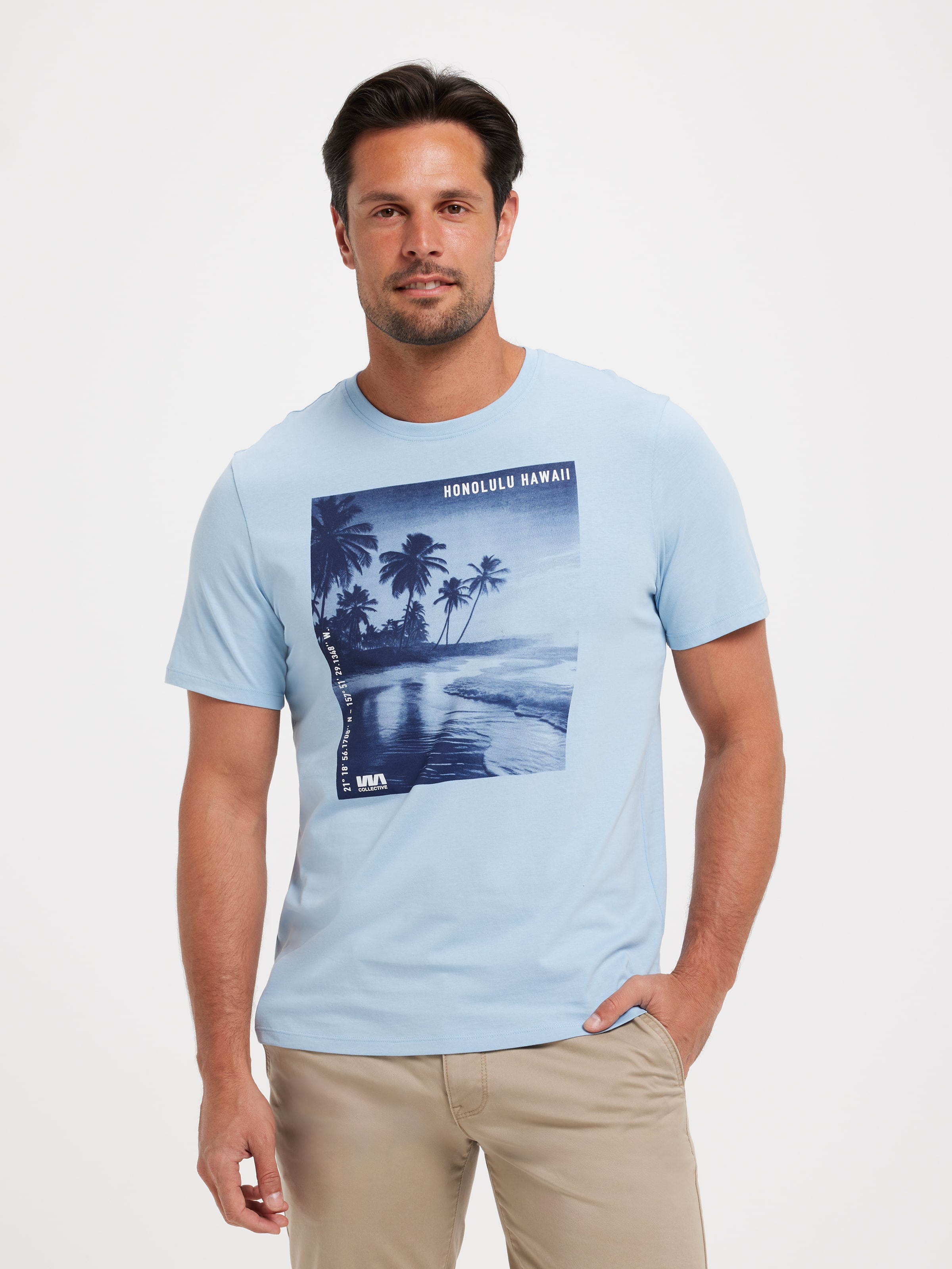 Short Sleeve Surf Palm Tee