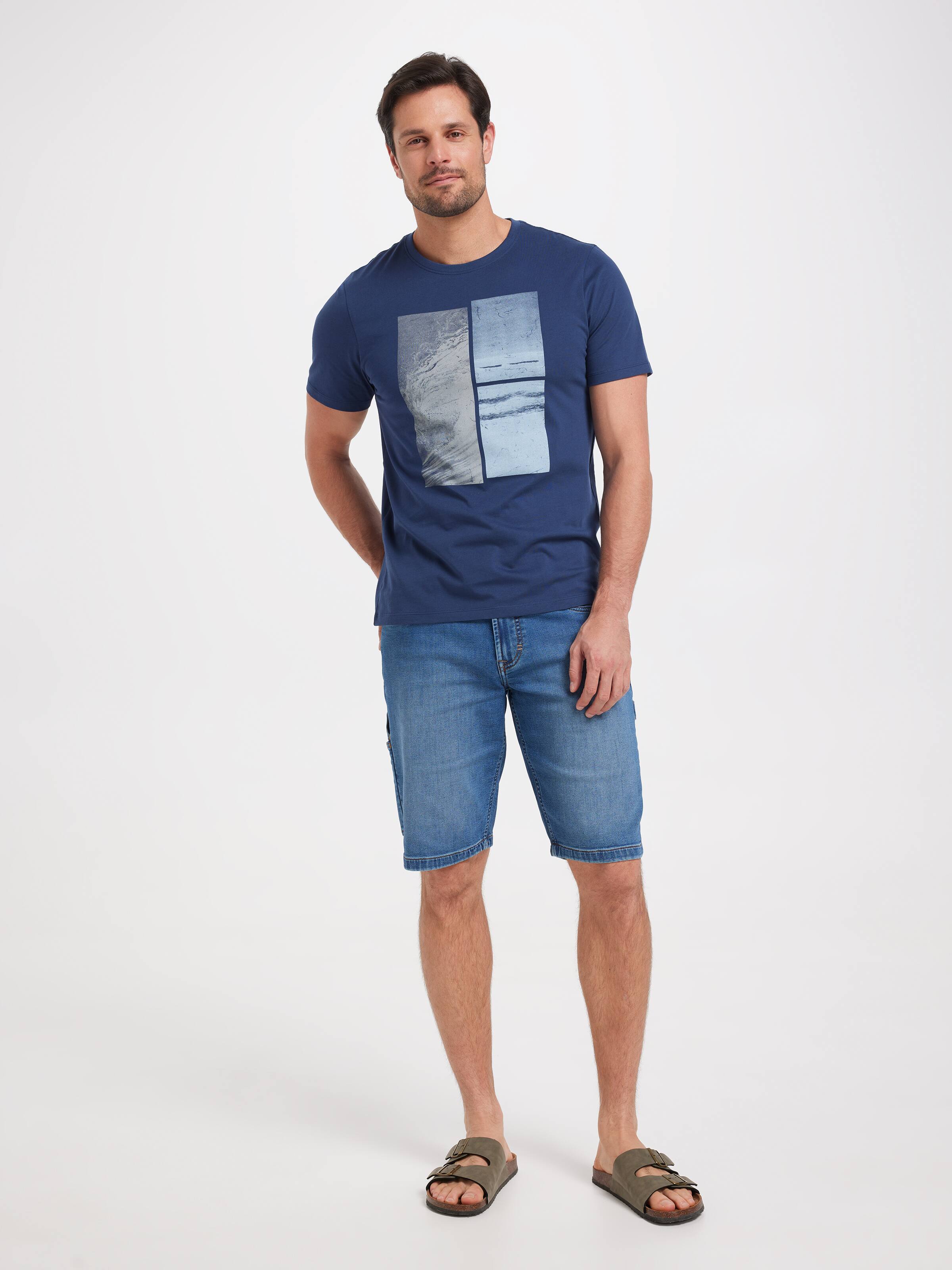 Short Sleeve Collage Print