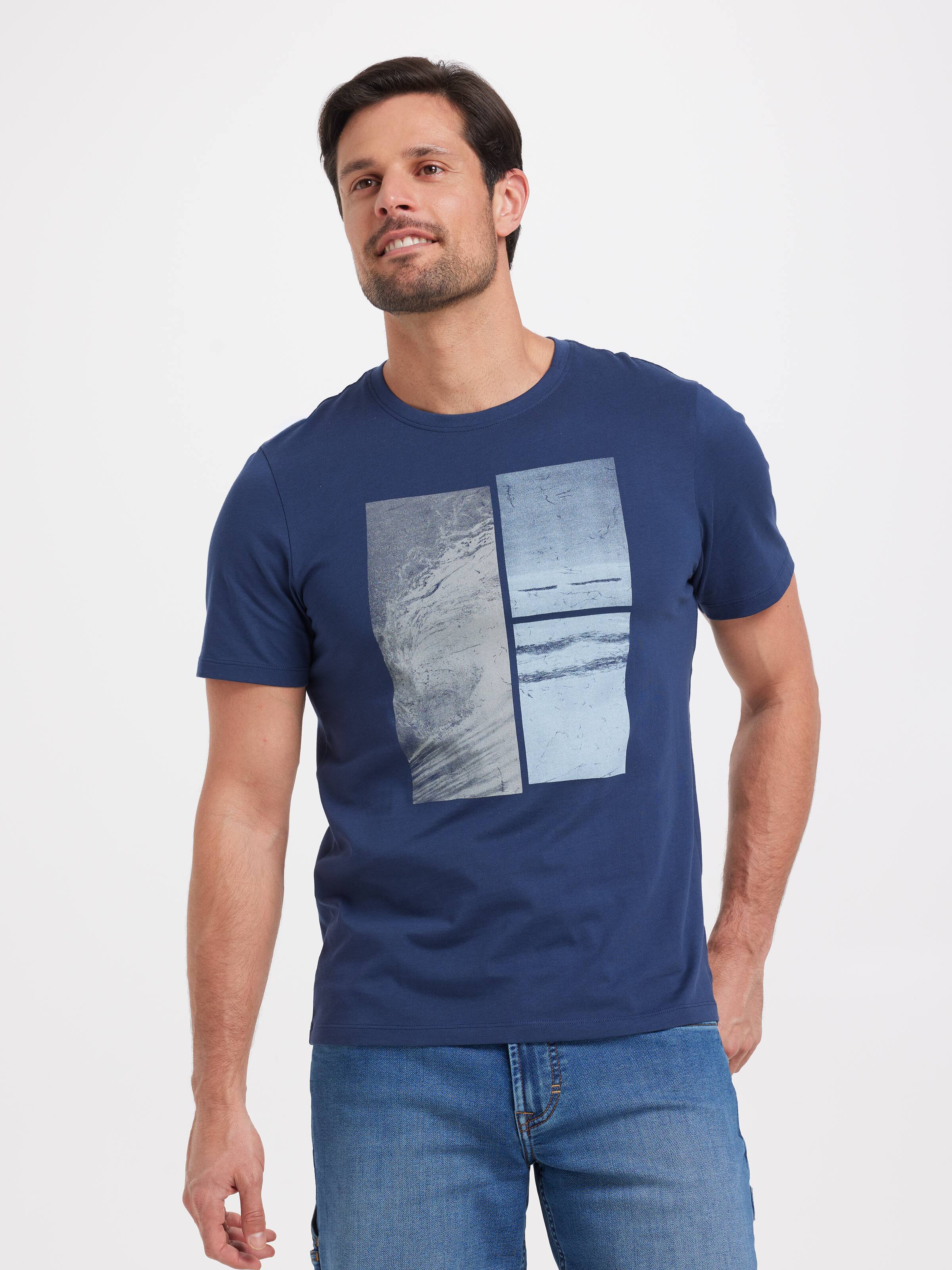 Short Sleeve Collage Print