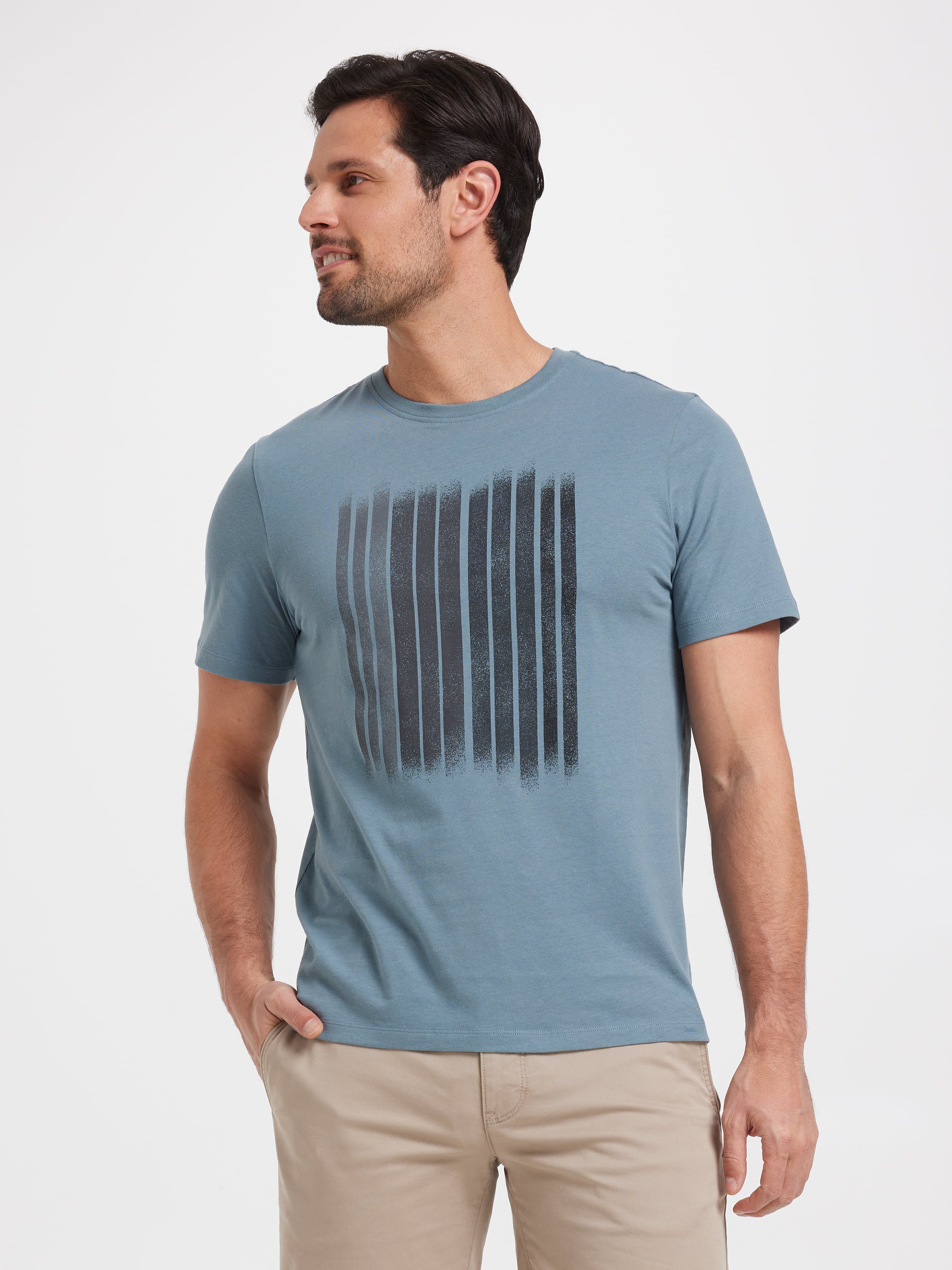 Short Sleeve Tonal Block