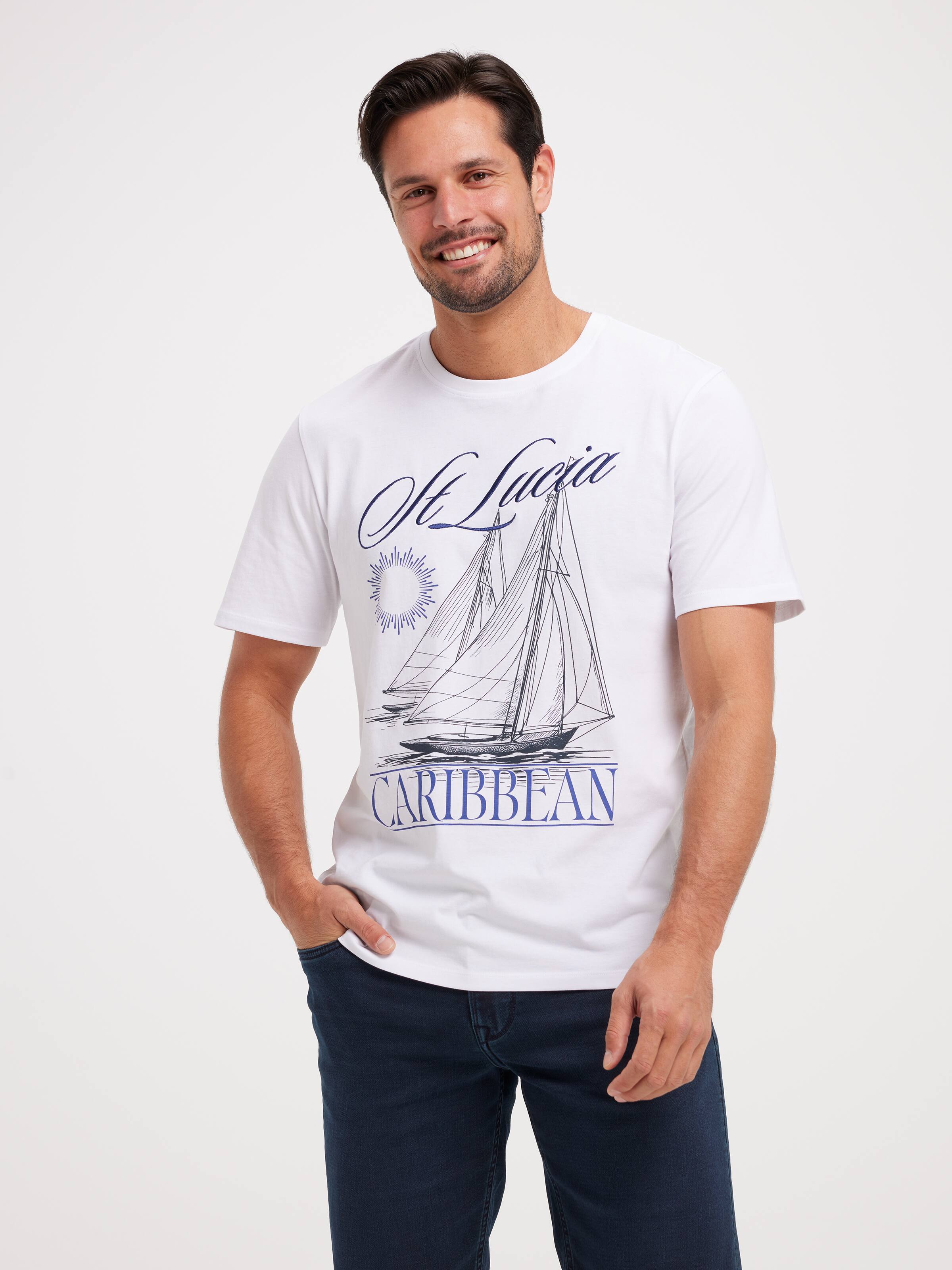 Short Sleeve Yacht Graphic Tee