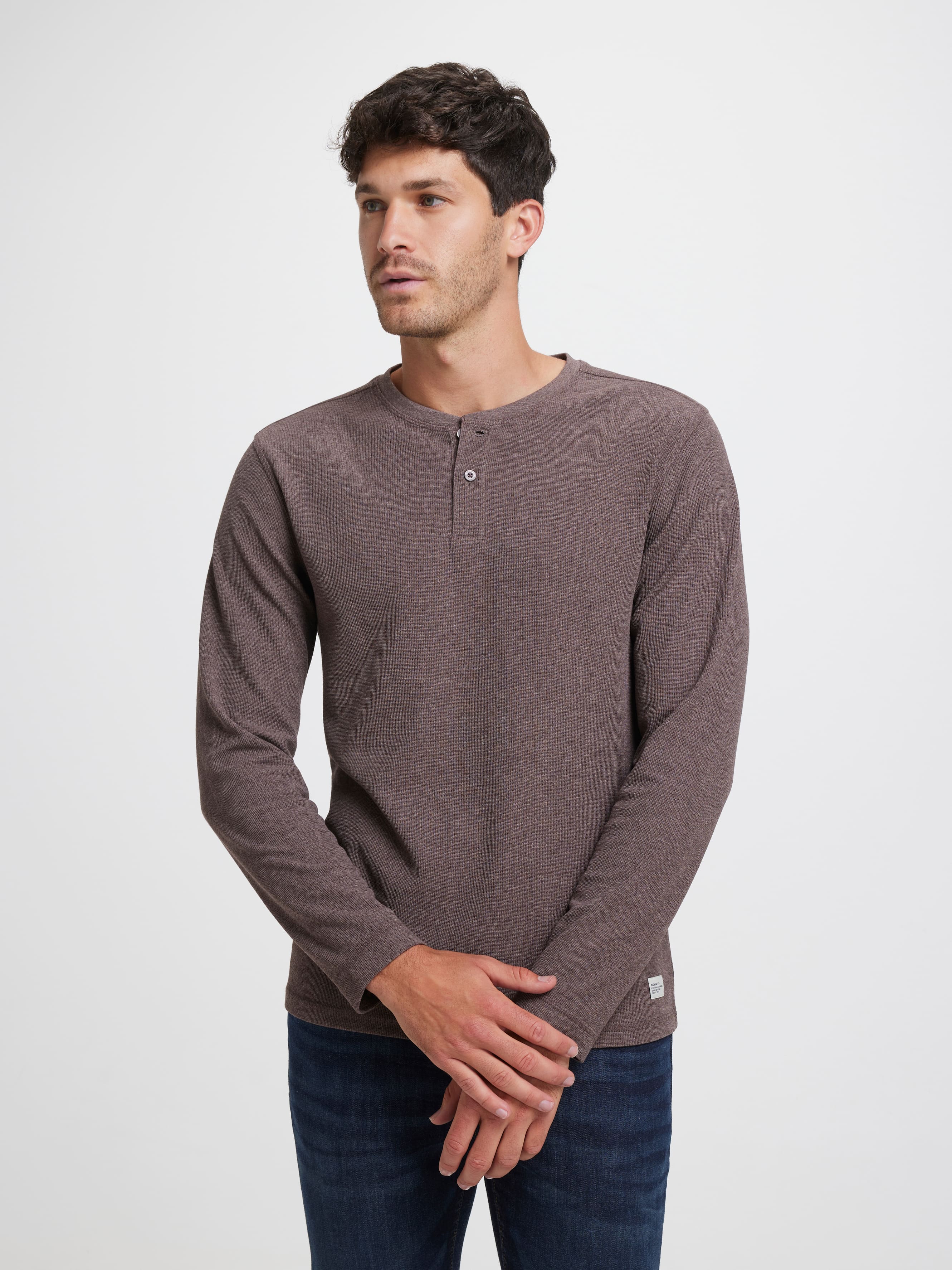 Classic Henley Long Sleeve Tee