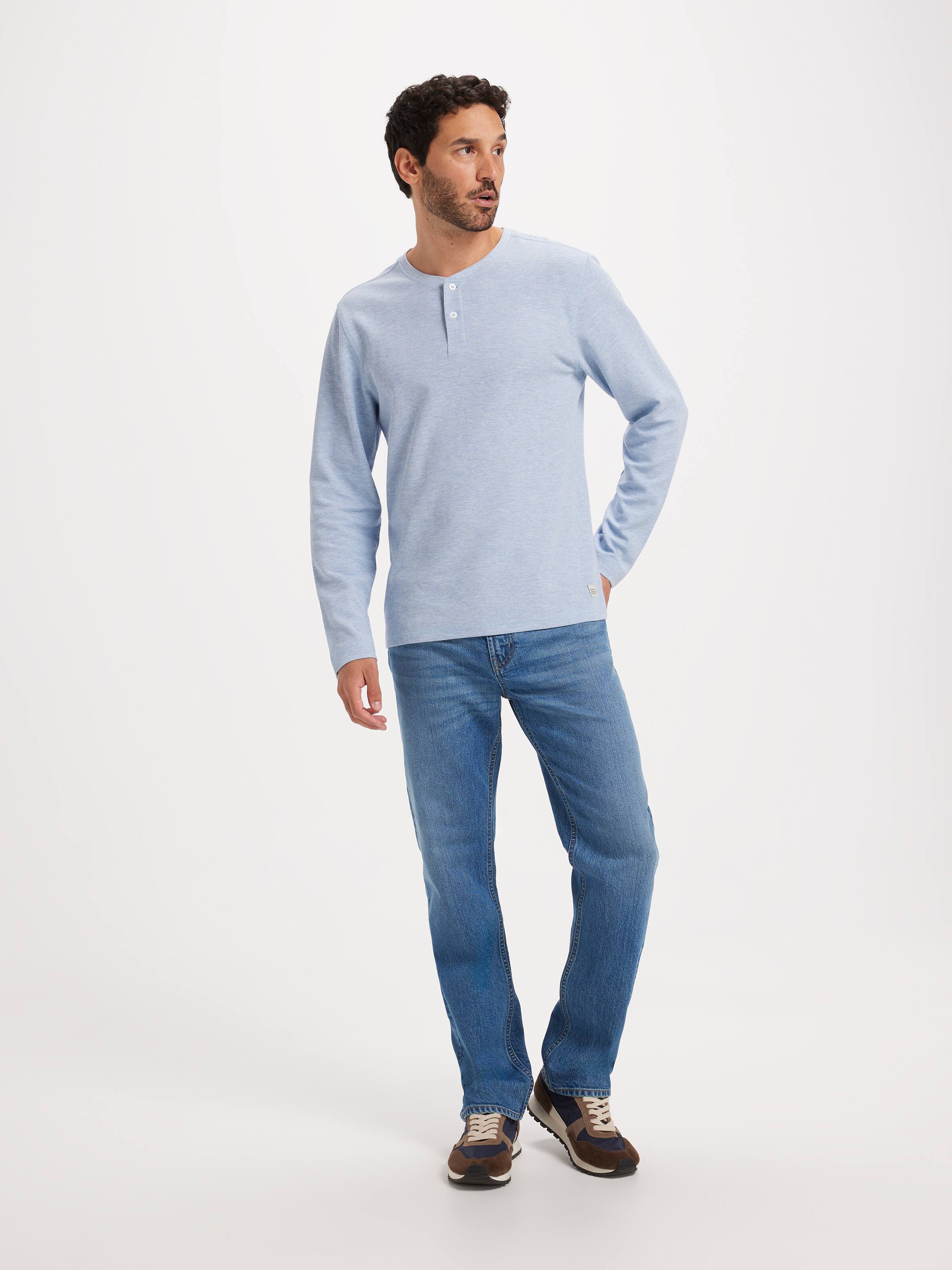 Classic Henley Long Sleeve Tee