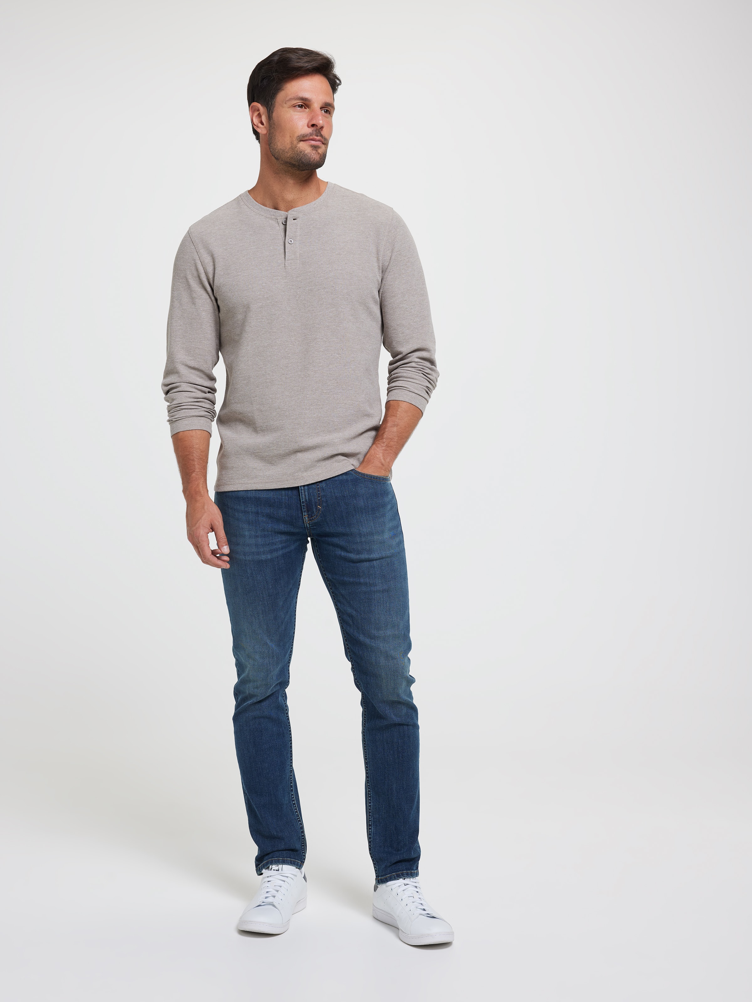 Classic Henley Long Sleeve