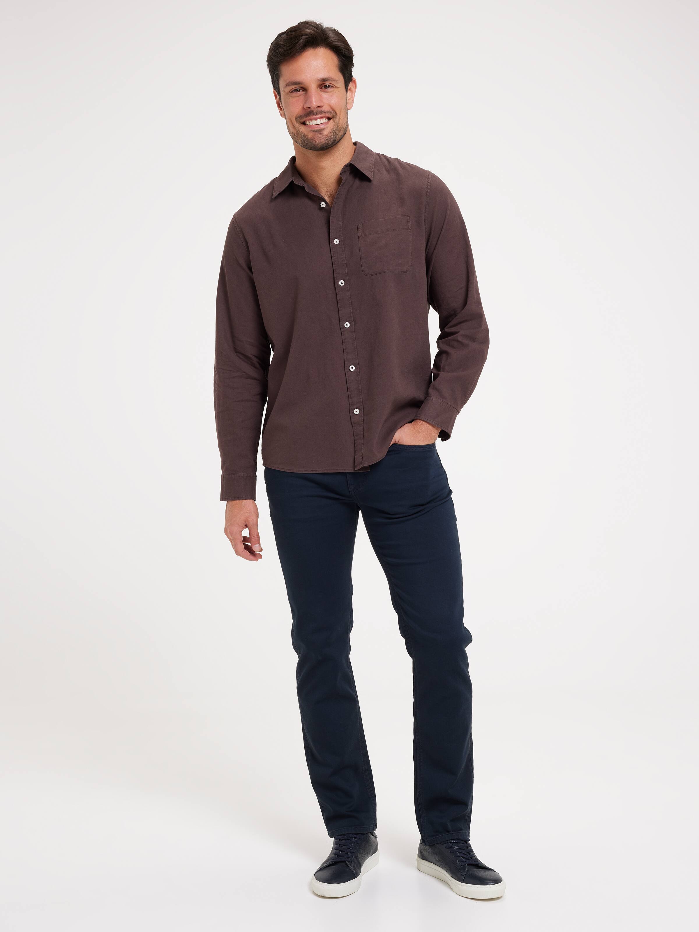 Linen Blend Vintage Shirt