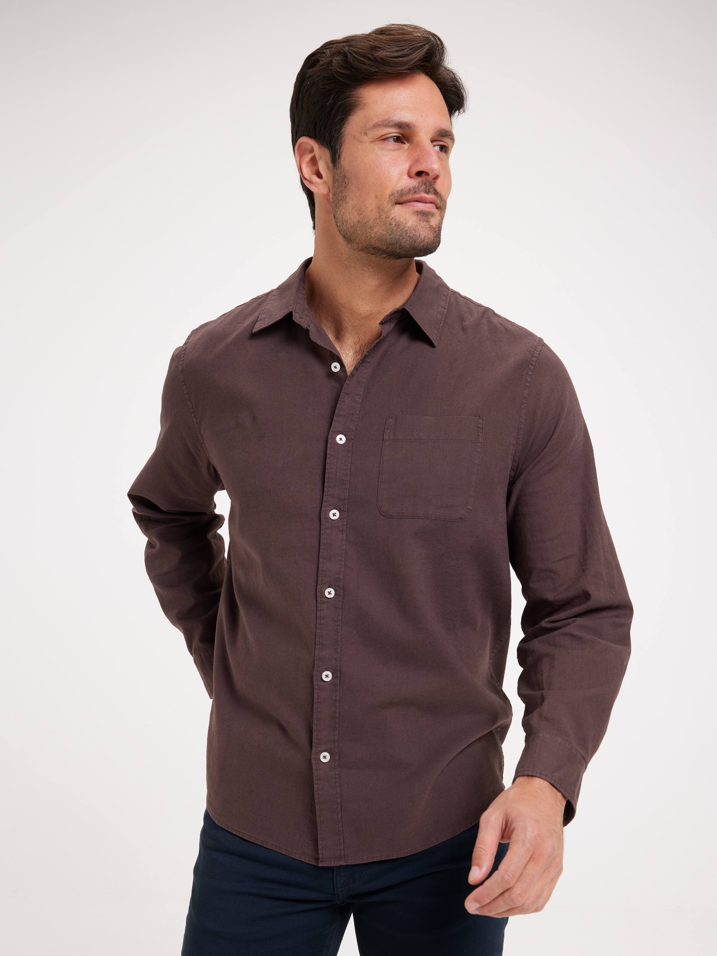 Linen Blend Vintage Shirt
