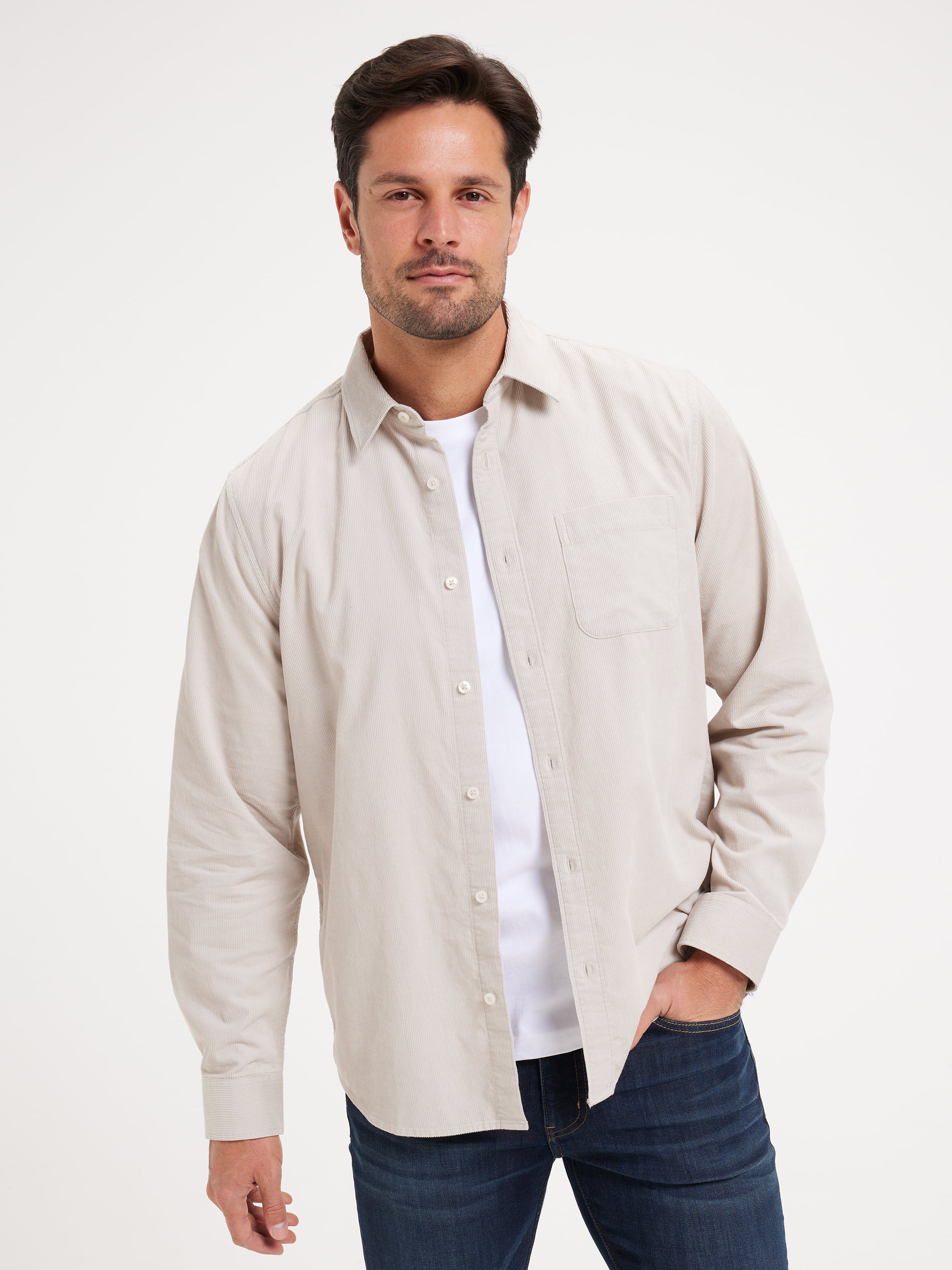 Long Sleeve Cord Shirt