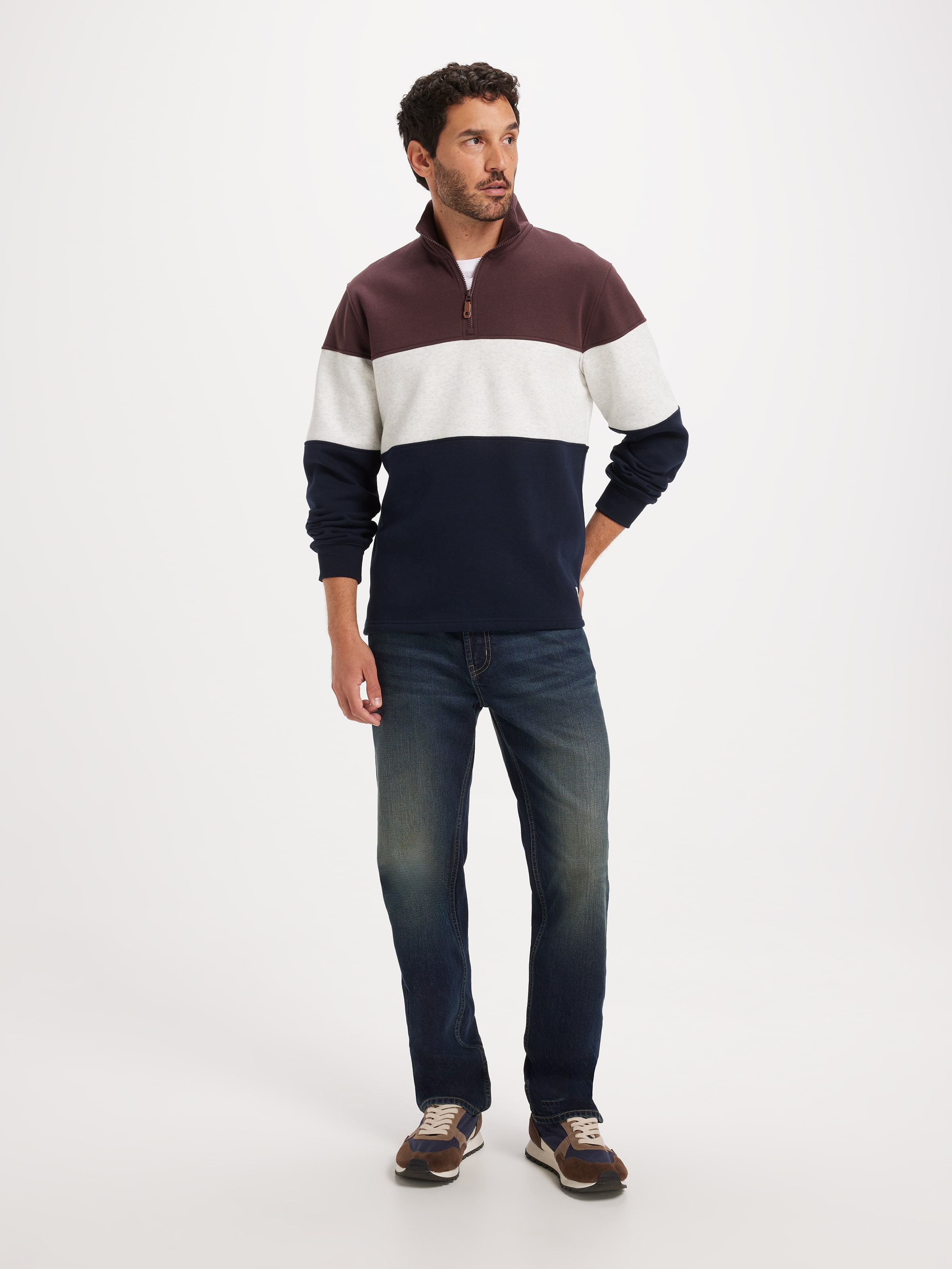 Quarter Zip Rugby Sweat