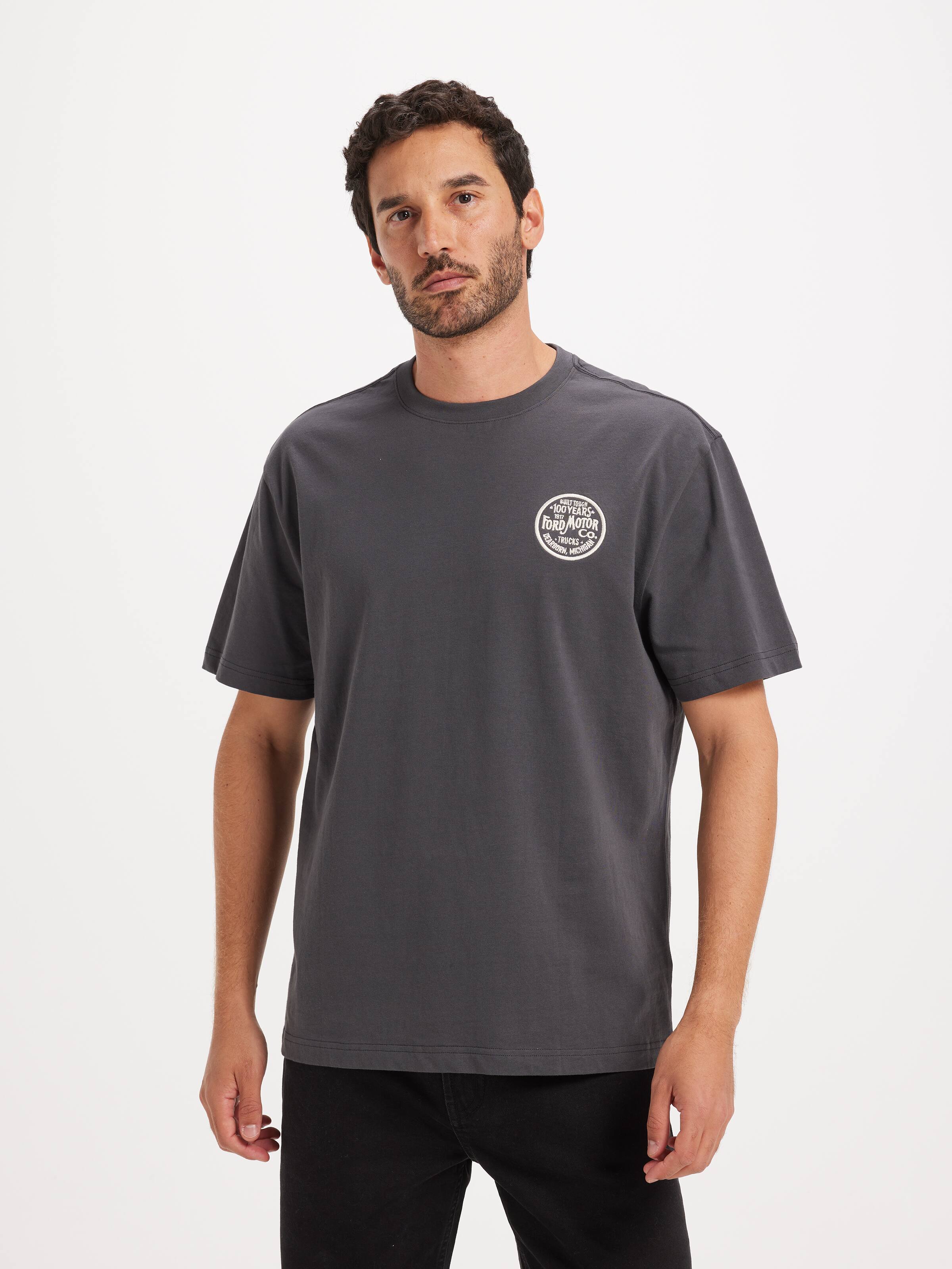 Short Sleeve Cas Ford Truck Print Tee