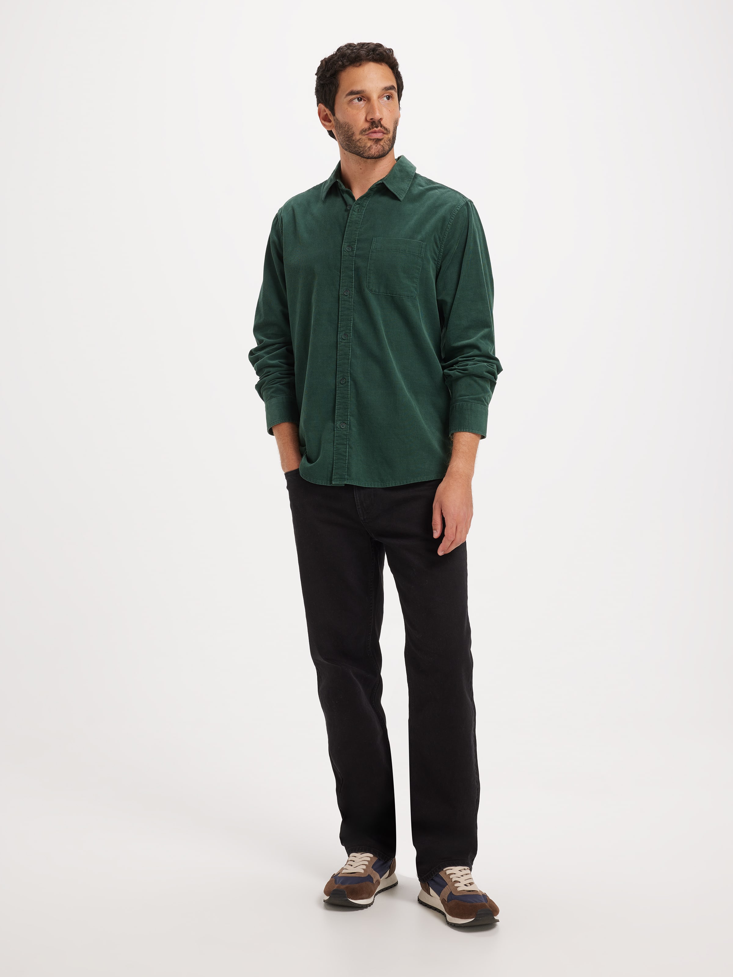 Long Sleeve Cord Shirt