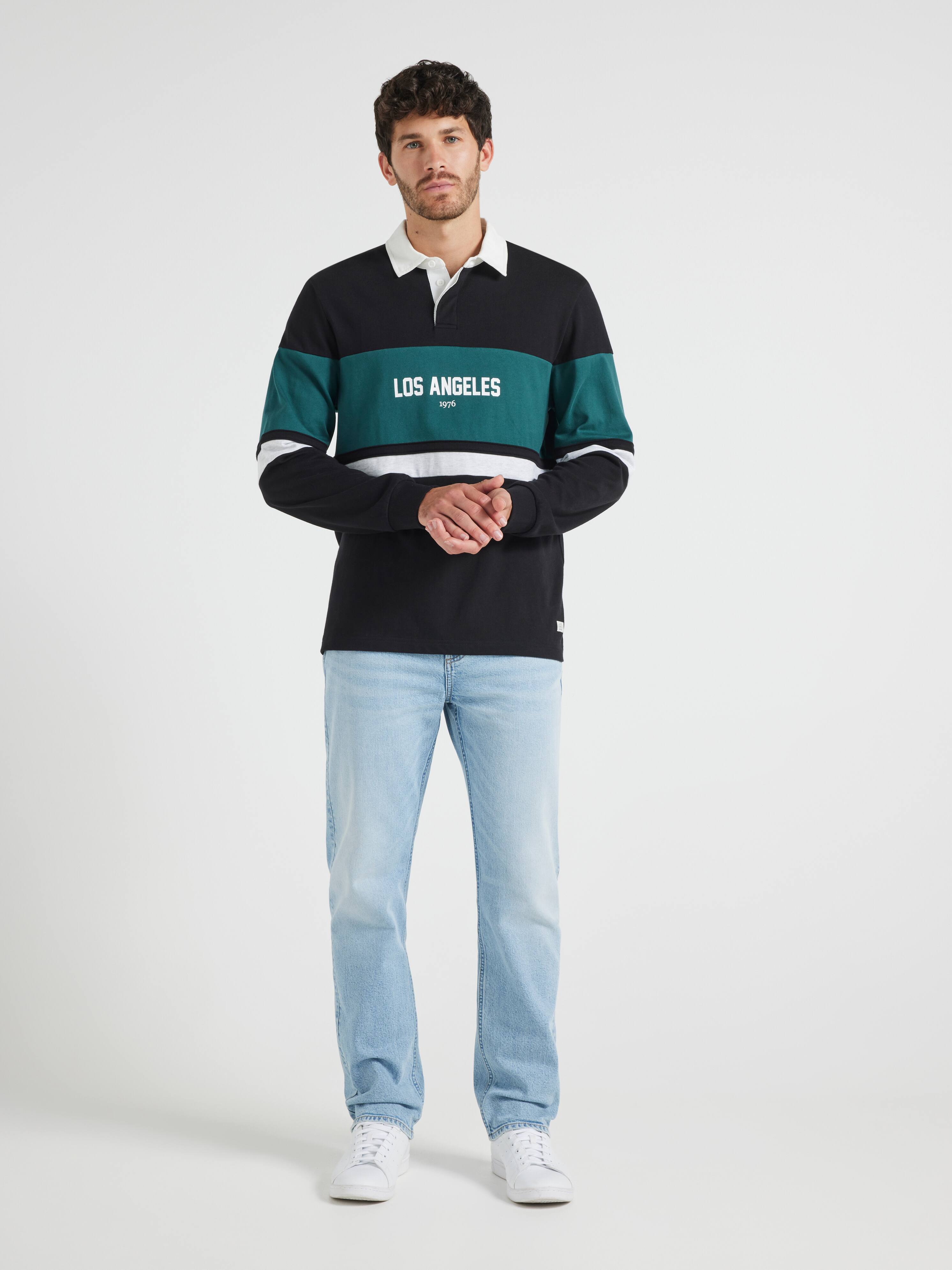 Rugby Chest Stripe Polo