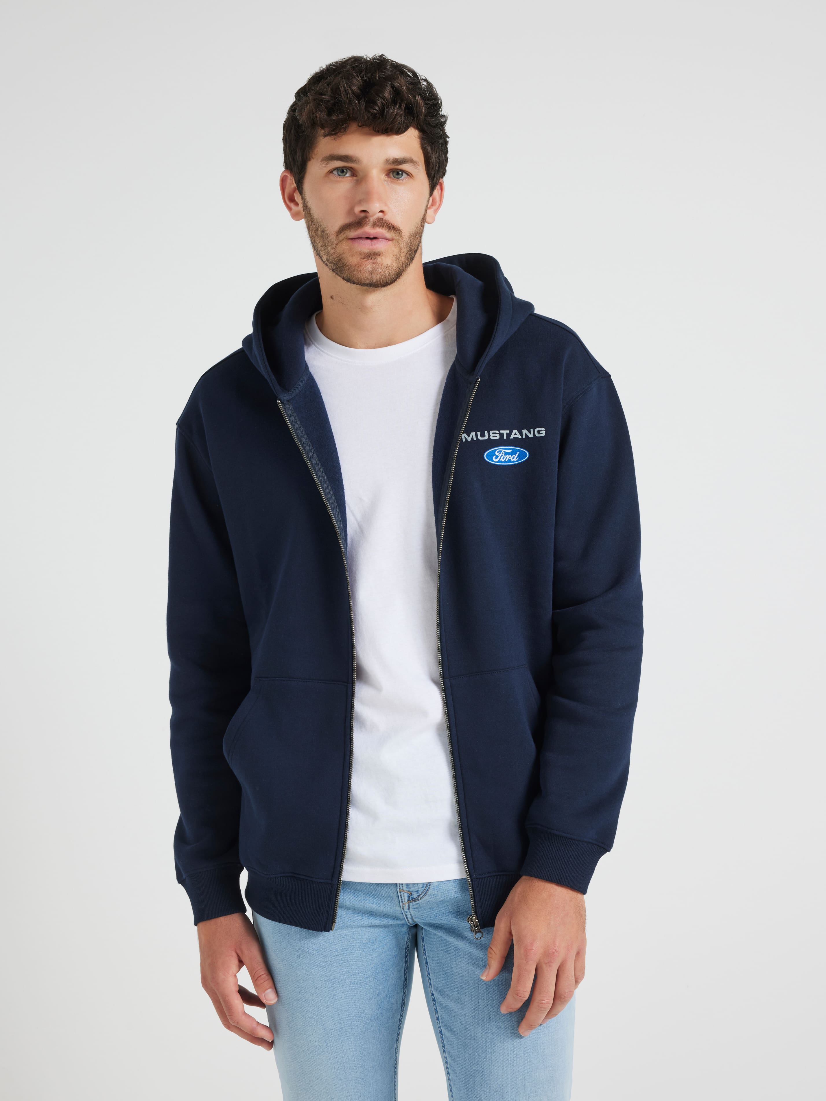 Licensed Ford Mustang Hooded Zip Sweat