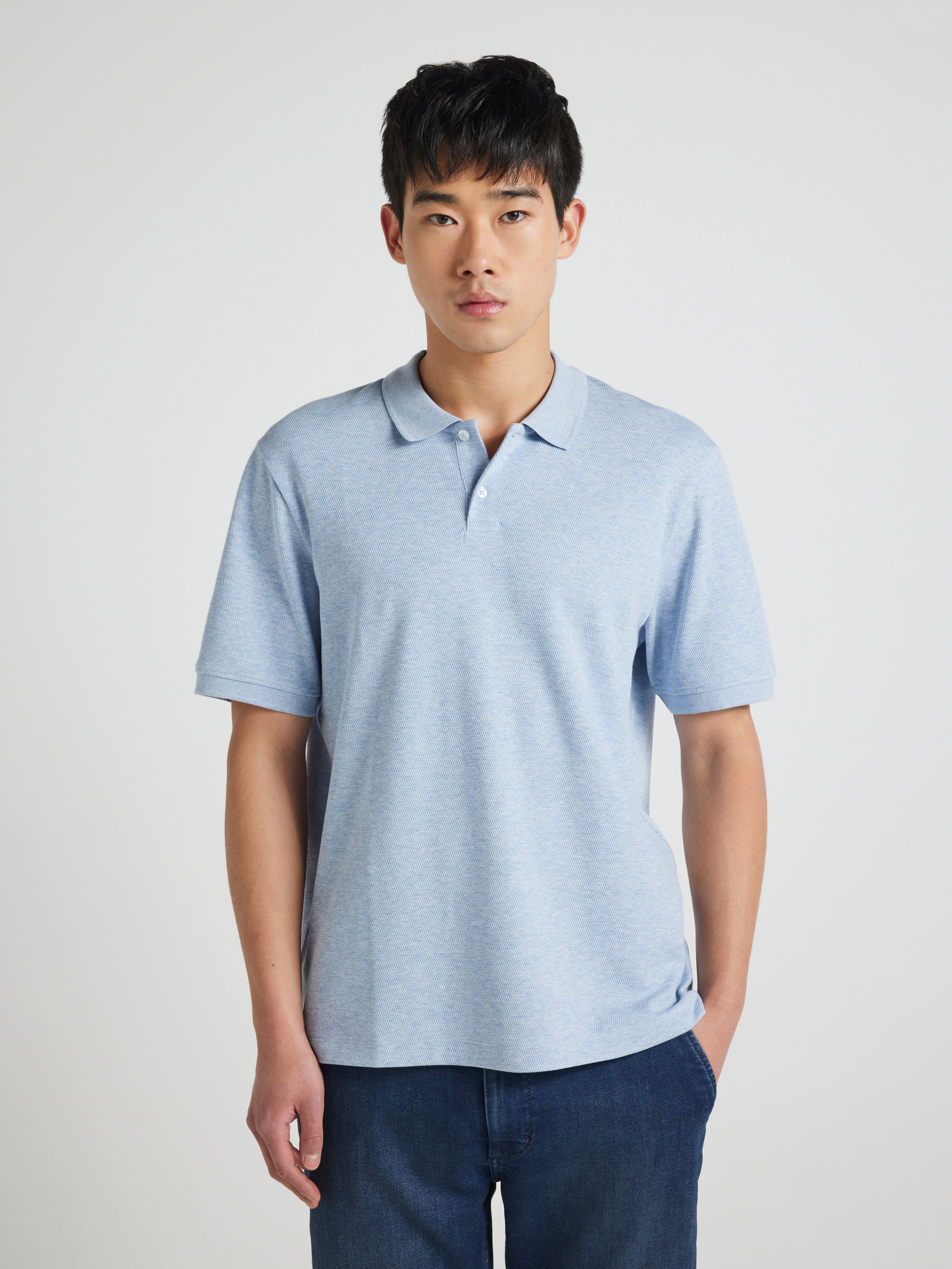 Short Sleeve Relaxed Polo