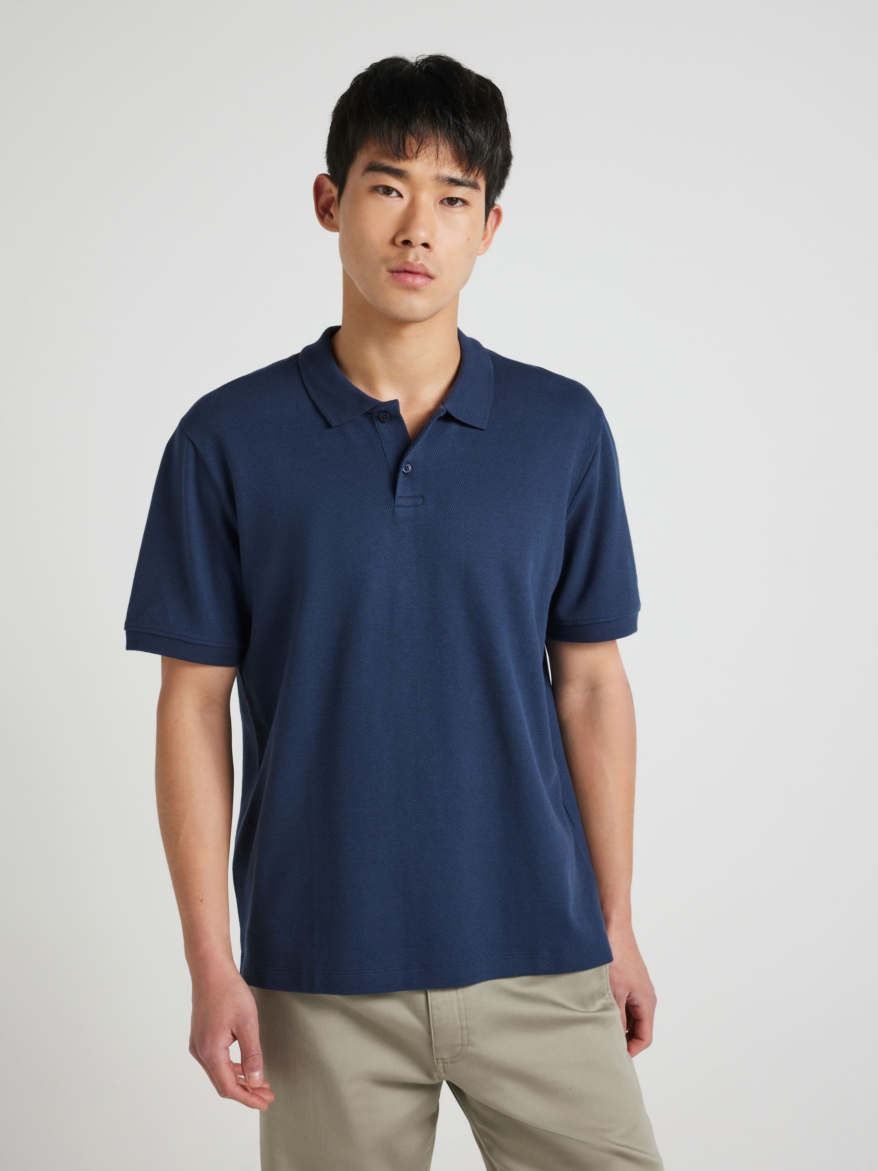 Short Sleeve Relaxed Polo