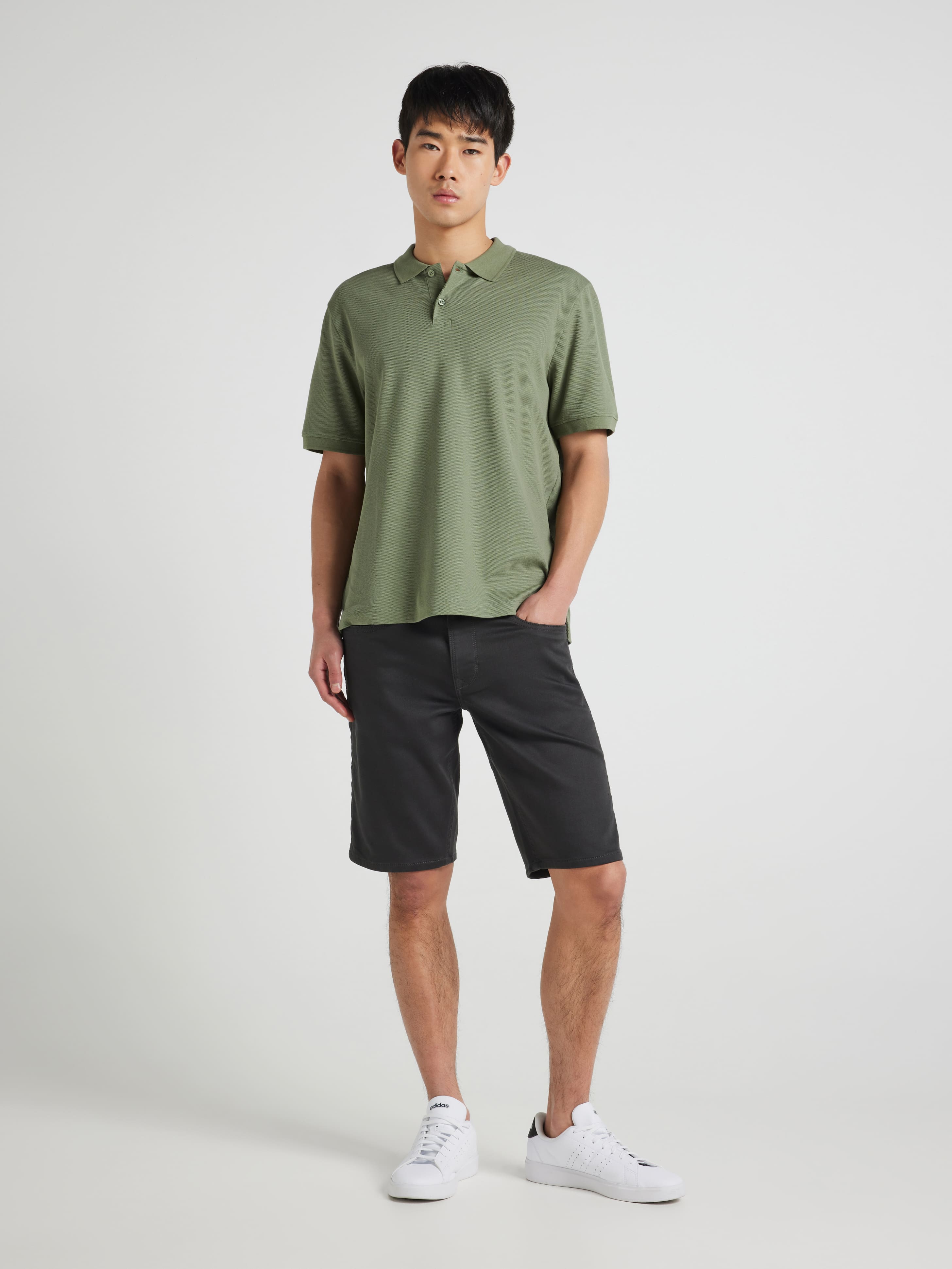 Short Sleeve Relaxed Polo