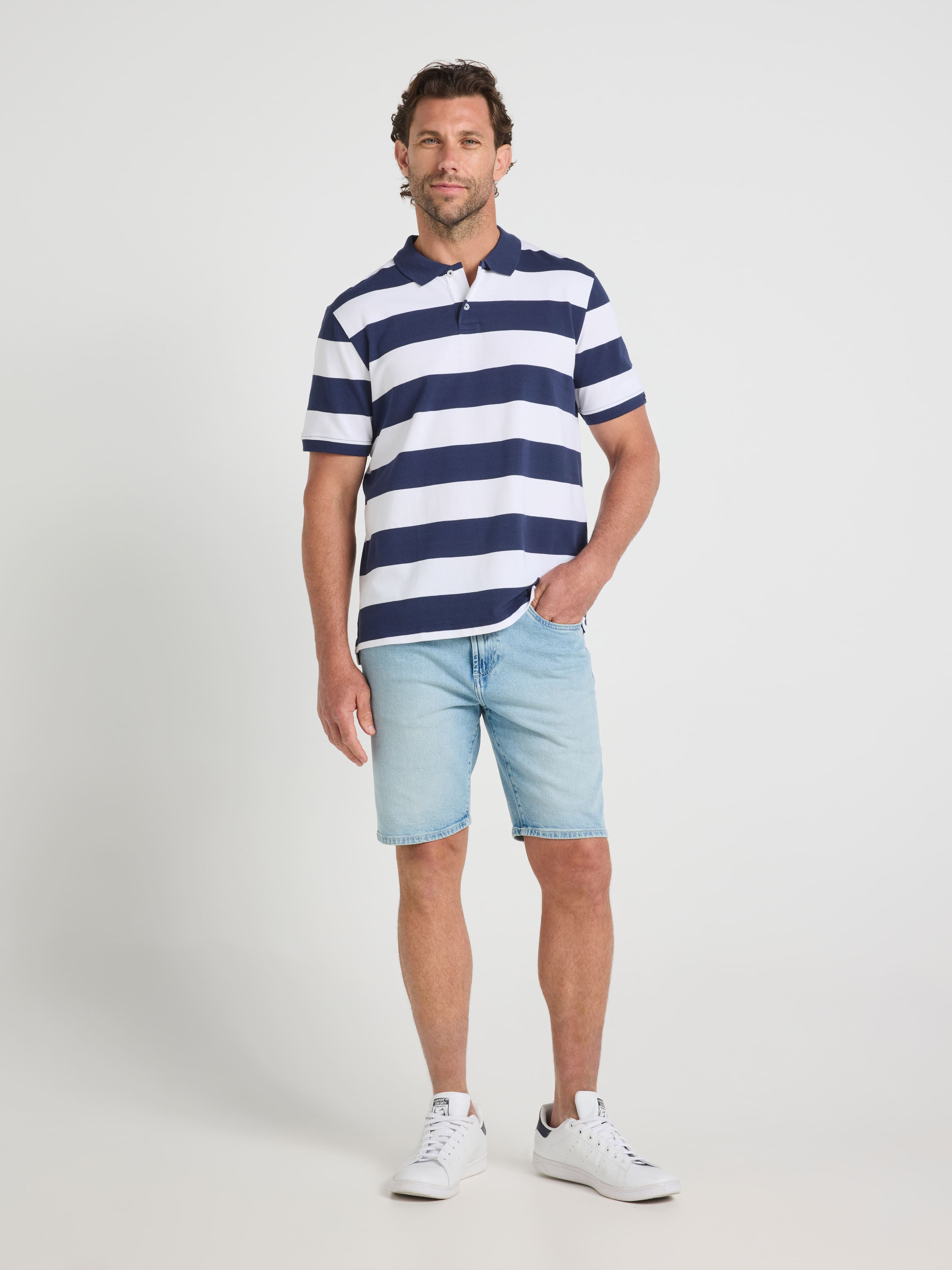 Regular Stripe Polo