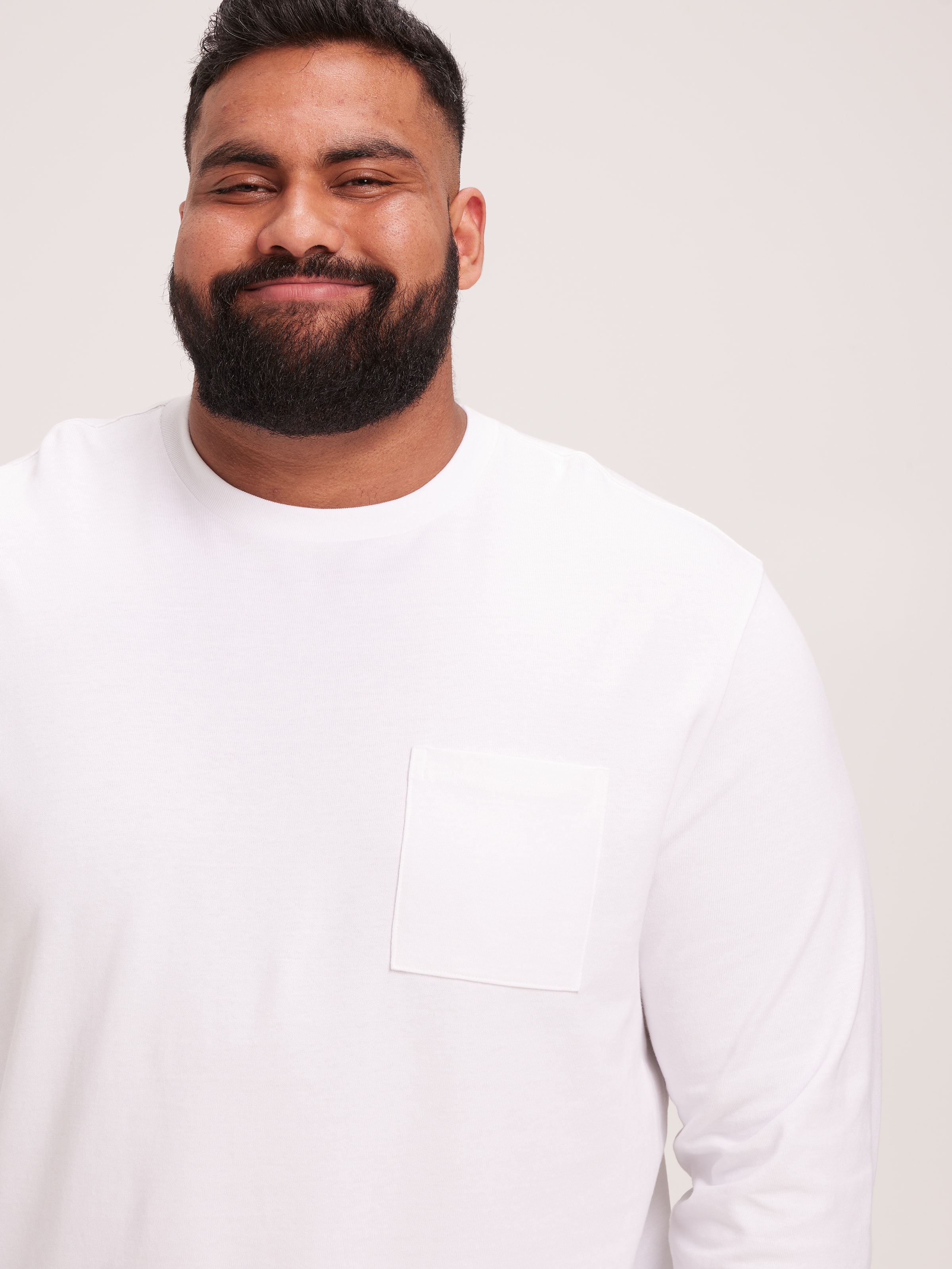 Extended Long Sleeve Casual Fit Tee