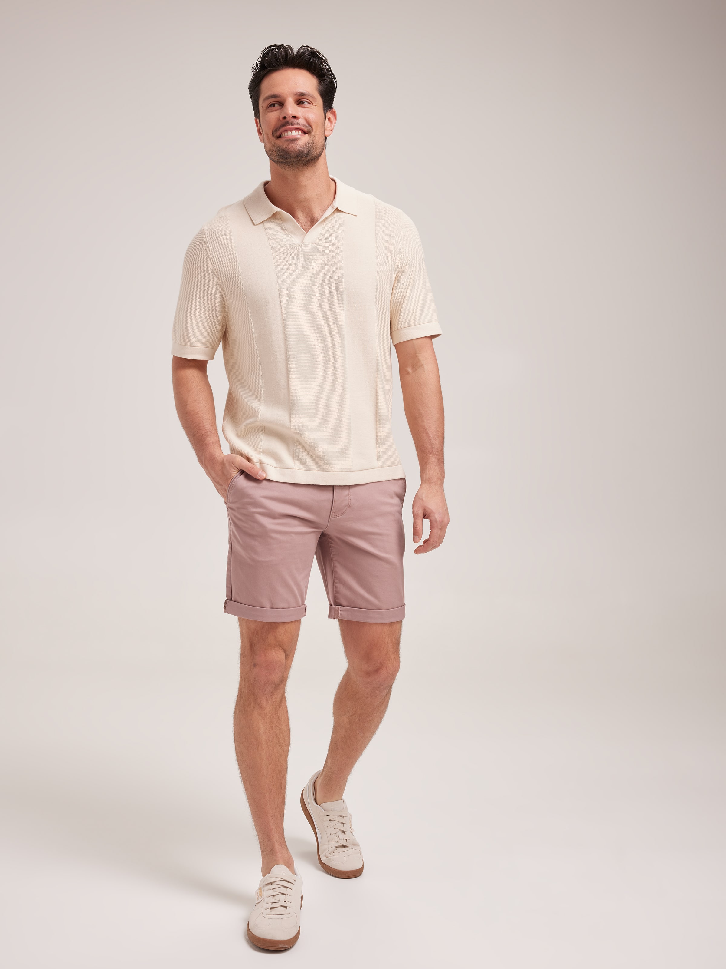 Boxy Knit Polo