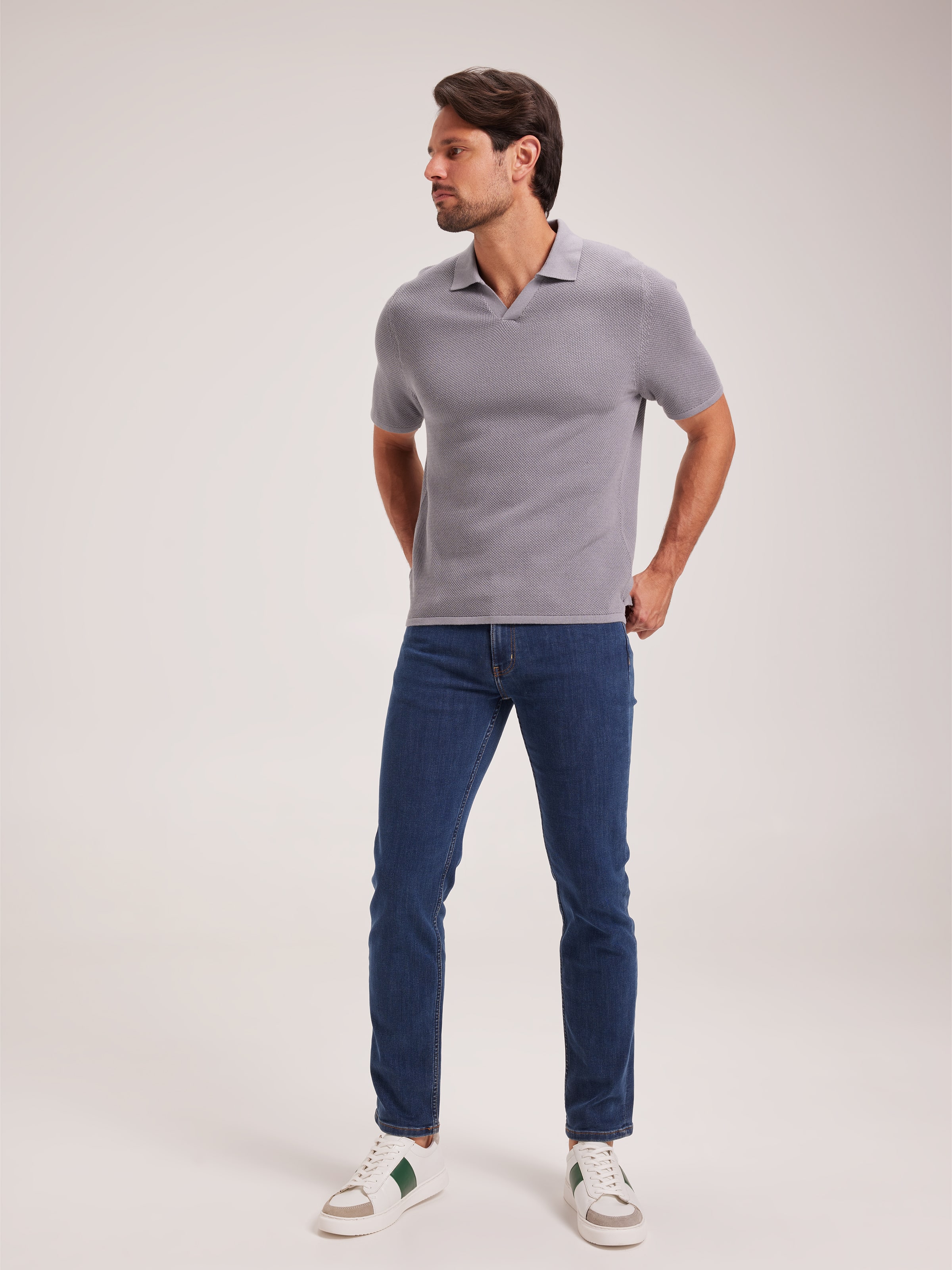 Resort Waffle Knit Polo