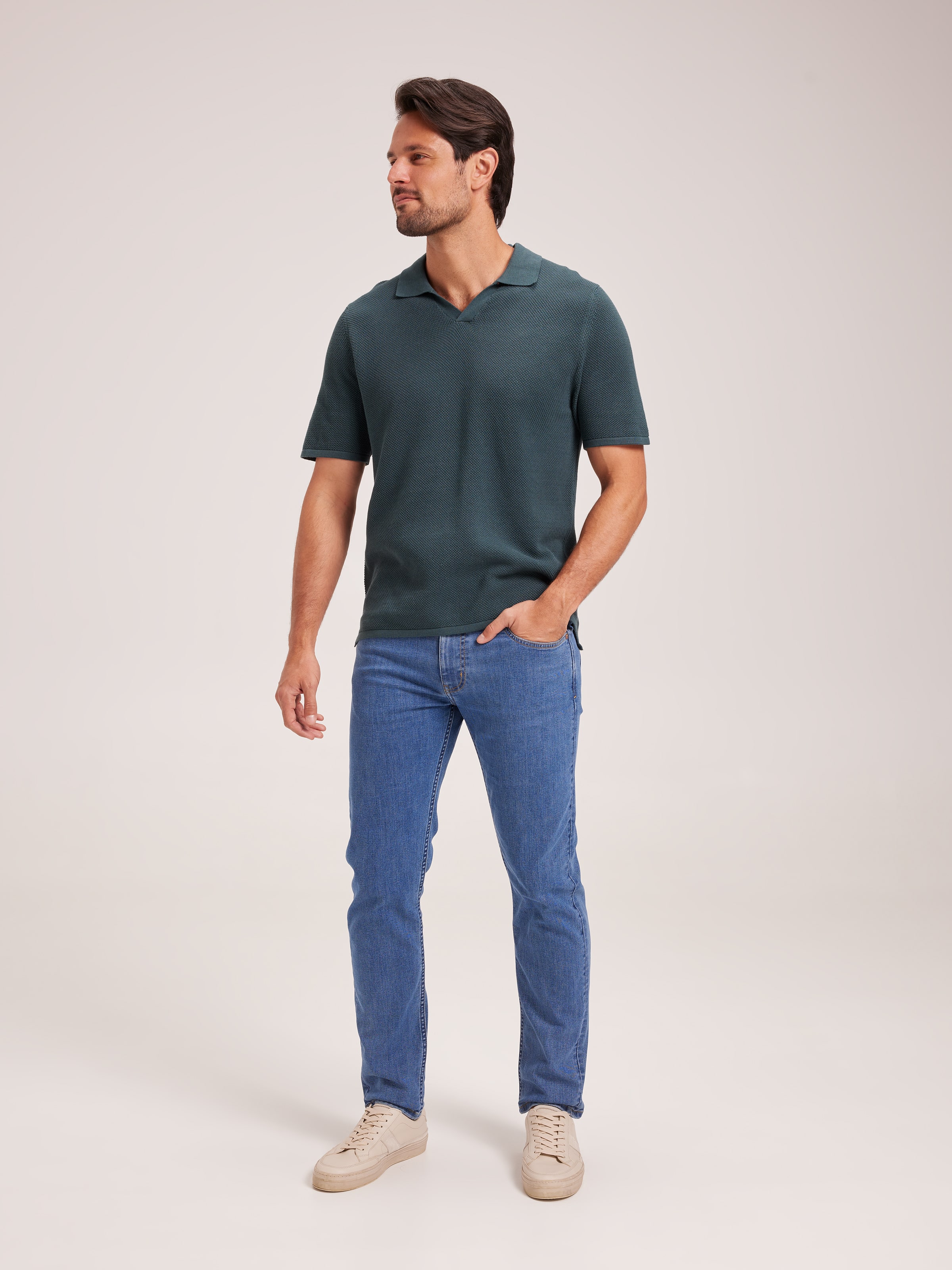 Resort Waffle Knit Polo