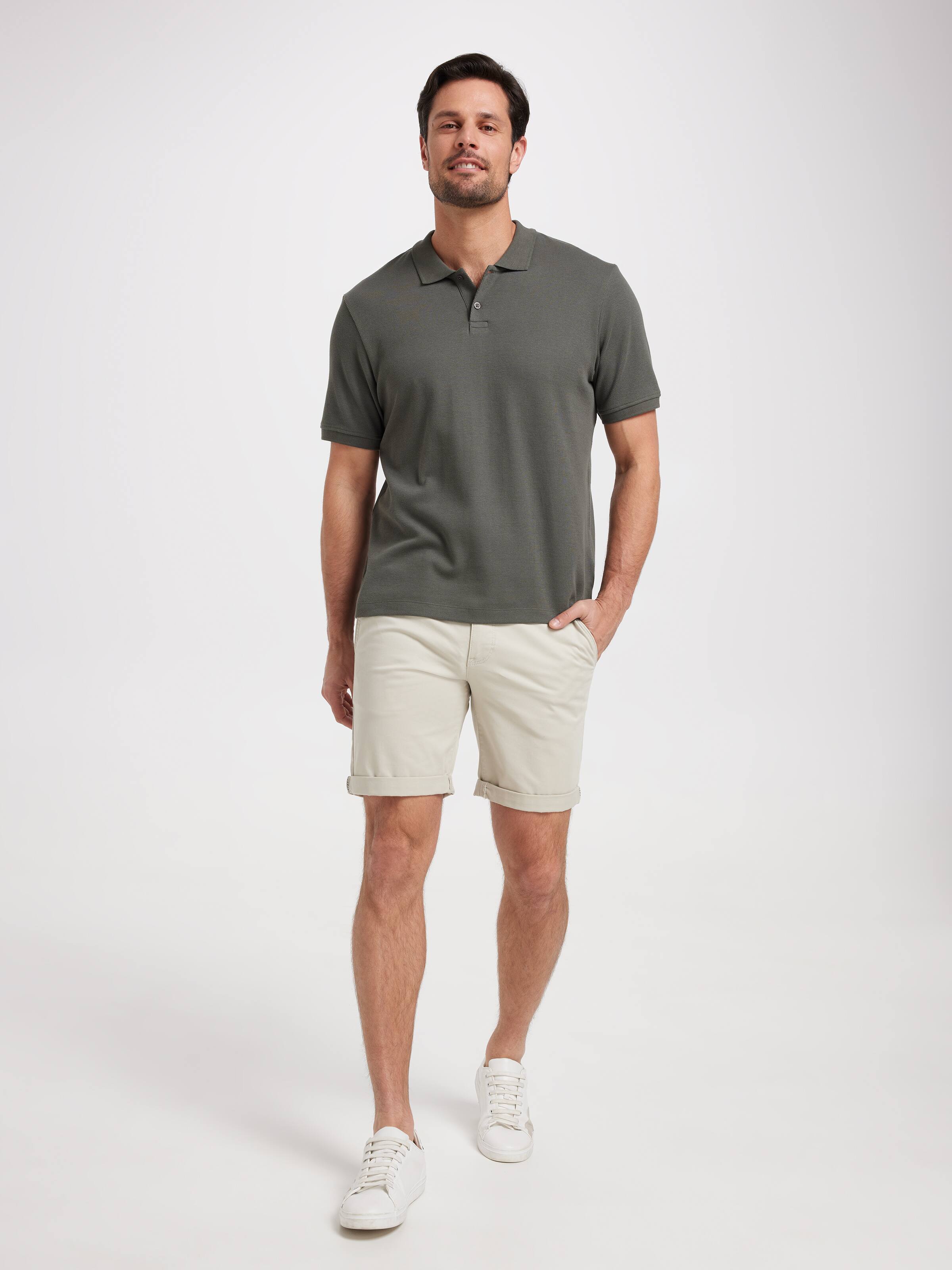 Short Sleeve Relaxed Polo