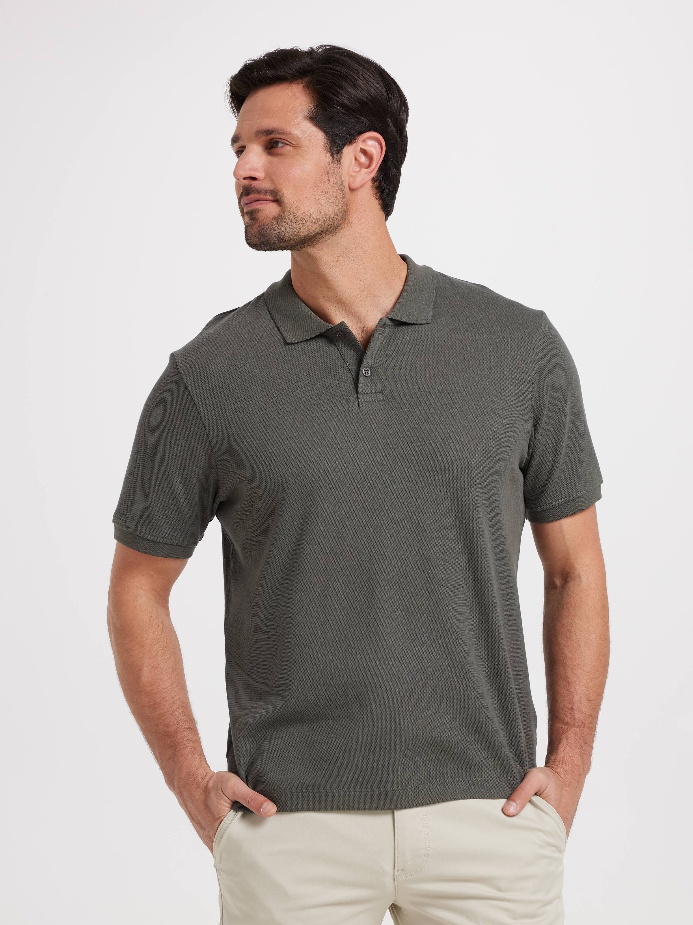 Short Sleeve Relaxed Polo