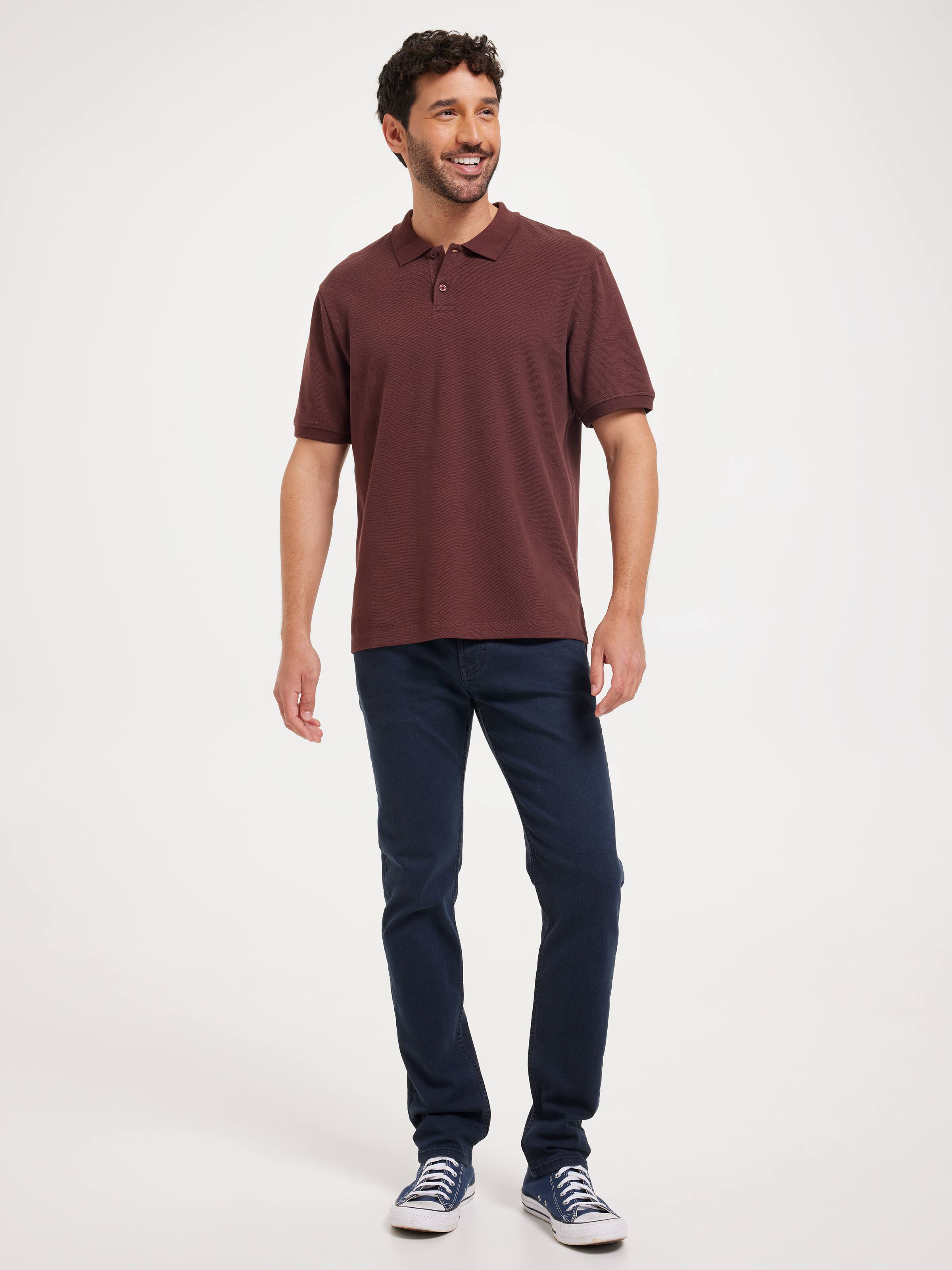 Short Sleeve Relaxed Polo